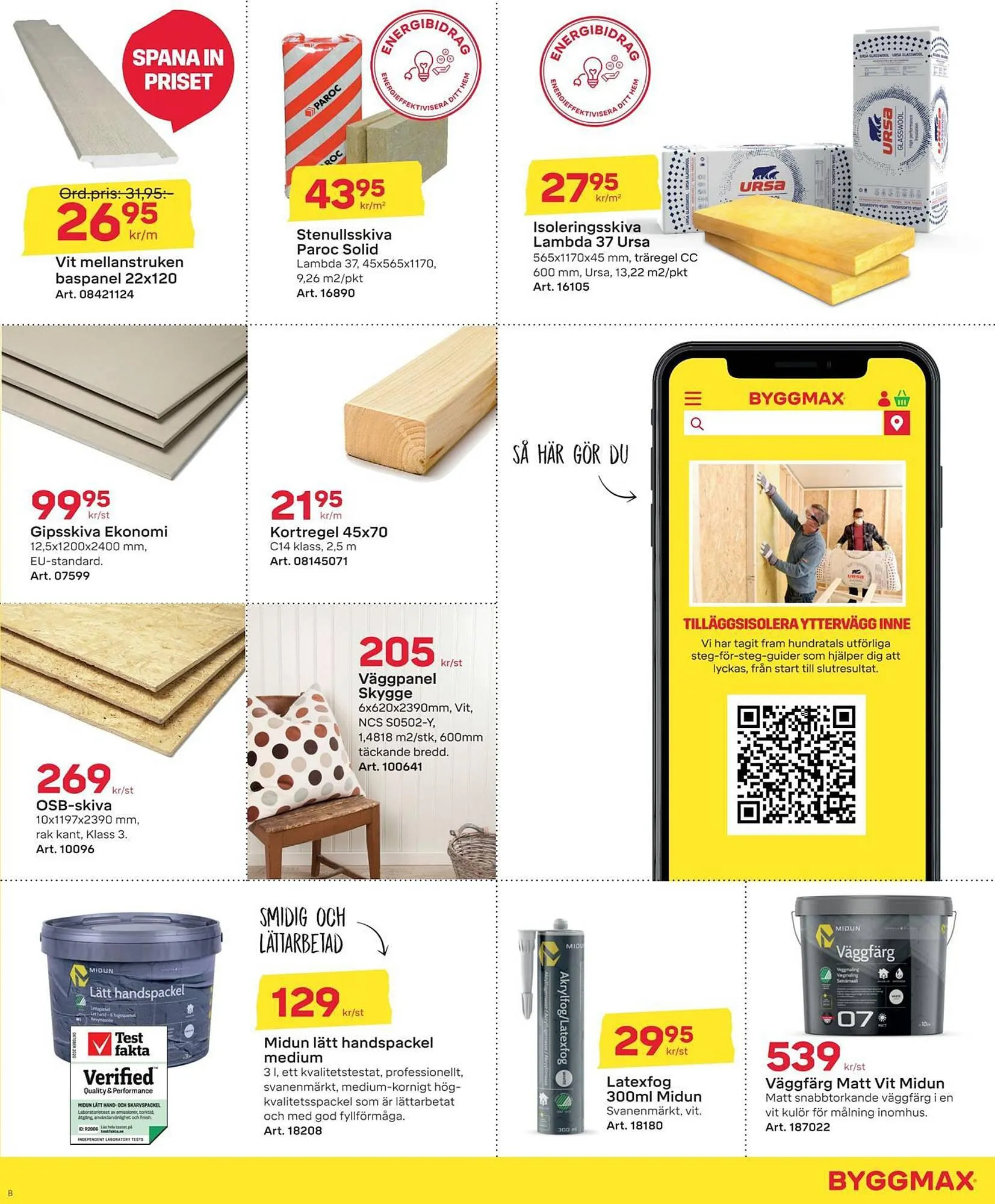 Byggmax reklamblad från 21 september till 8 oktober 2023 - Reklamblad sidor 7