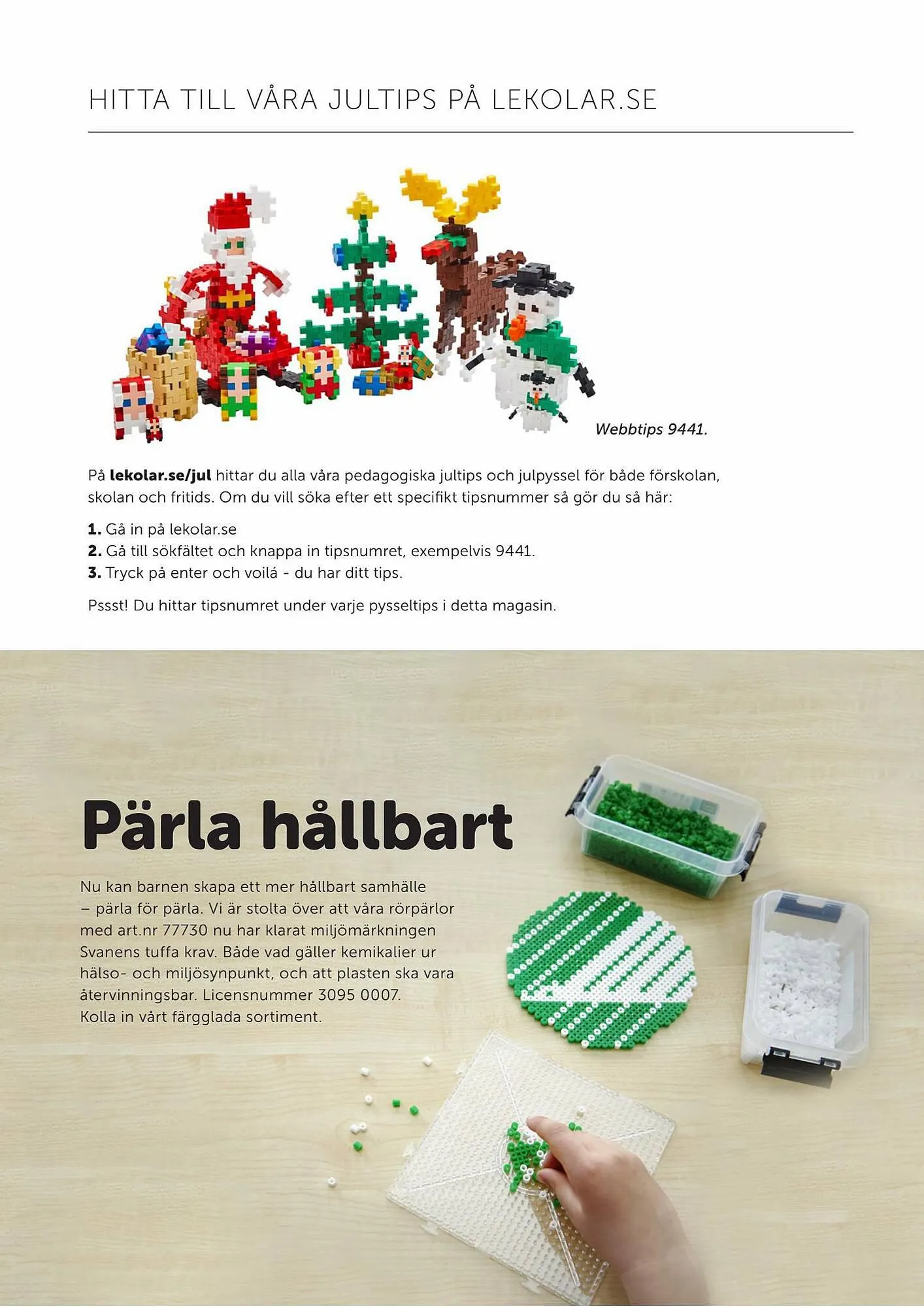 Lekolar reklamblad från 1 oktober till 31 december 2023 - Reklamblad sidor 2