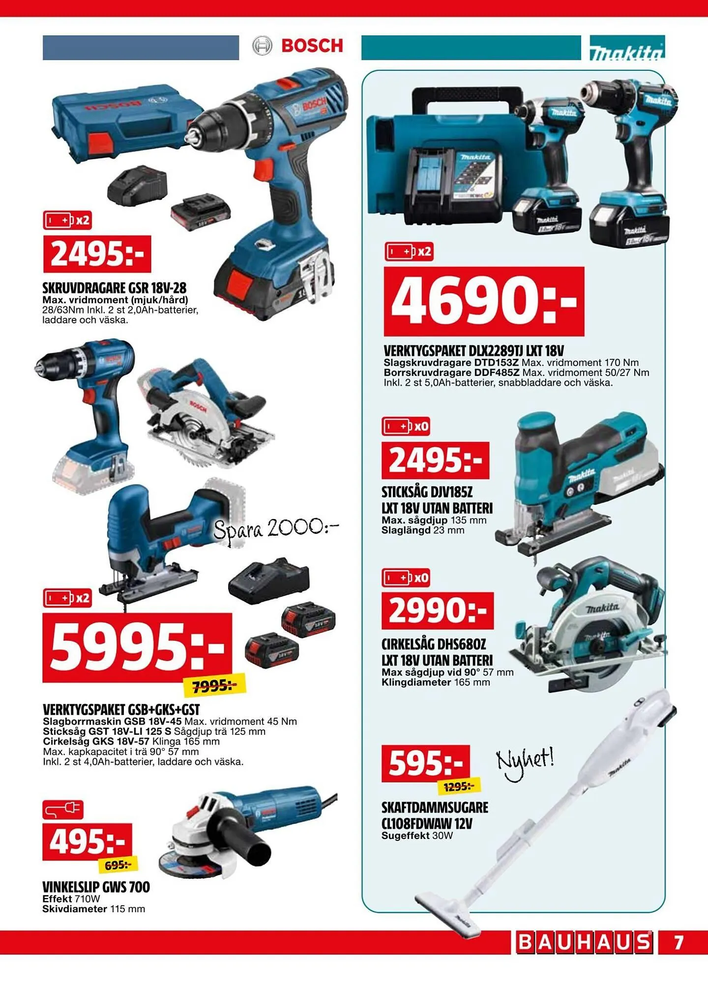 Bauhaus reklamblad från 1 september till 14 september 2025 - Reklamblad sidor 7