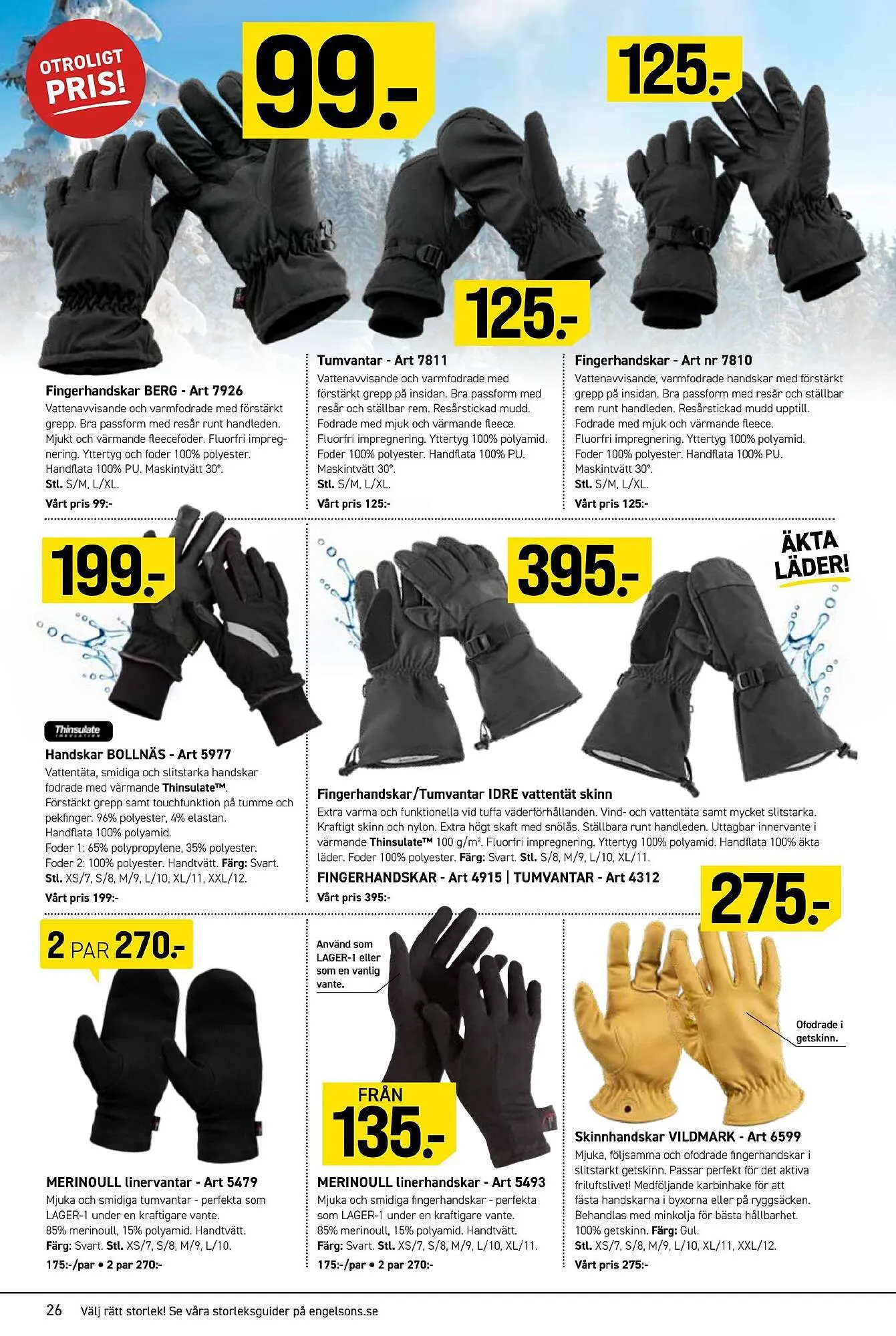 Engelsons reklamblad från 23 oktober till 30 november 2023 - Reklamblad sidor 26