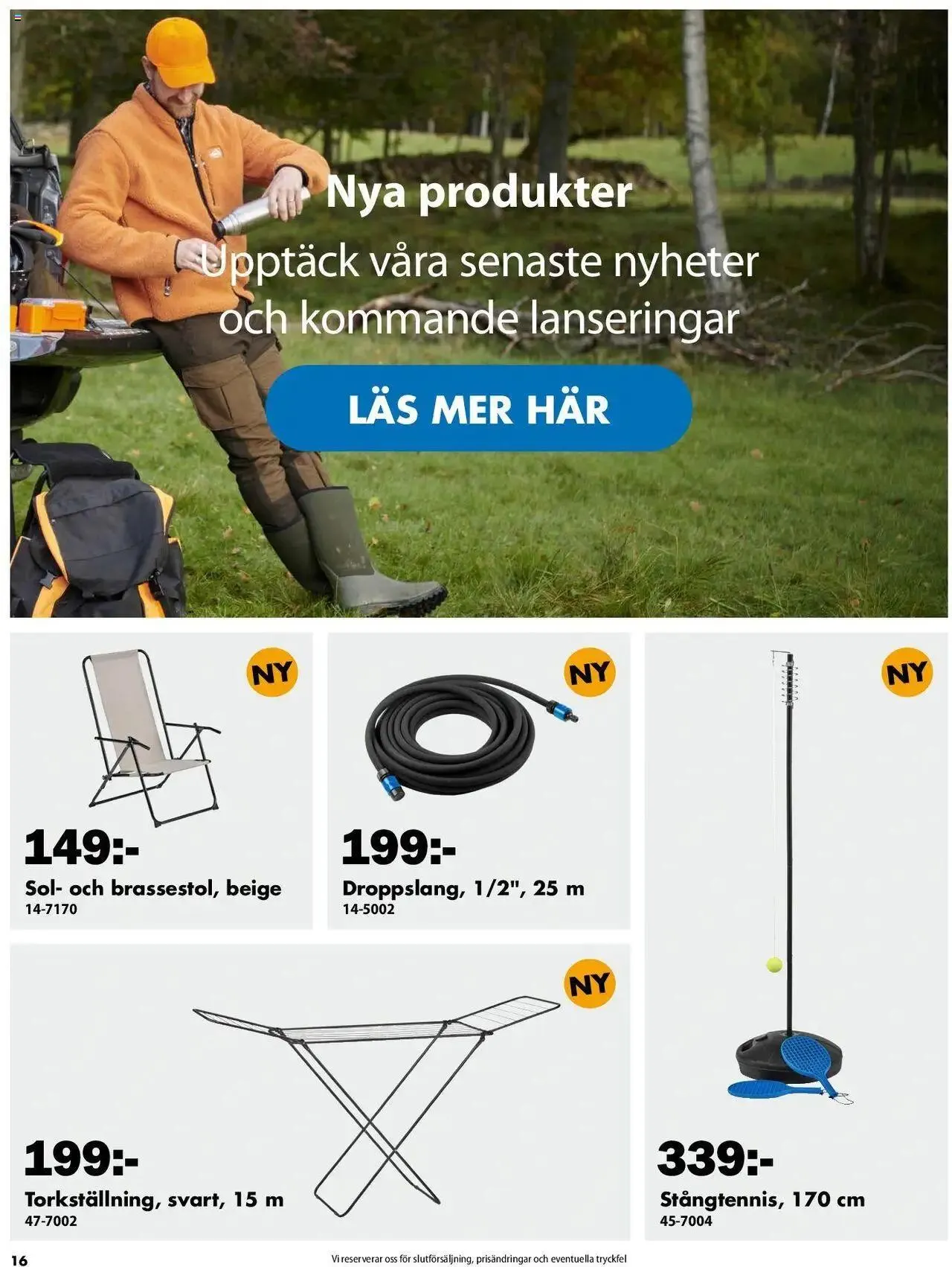 Biltema - erbjudanden från 25 juli till 31 december 2024 - Reklamblad sidor 16