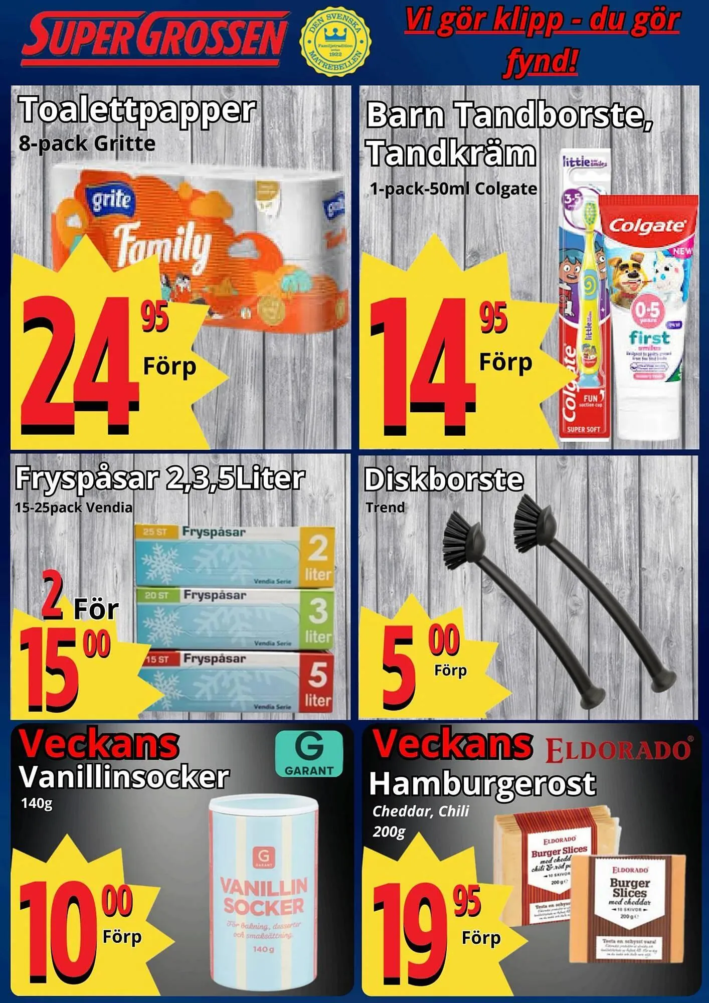 Supergrossen reklamblad från 11 januari till 19 januari 2026 - Reklamblad sidor 13