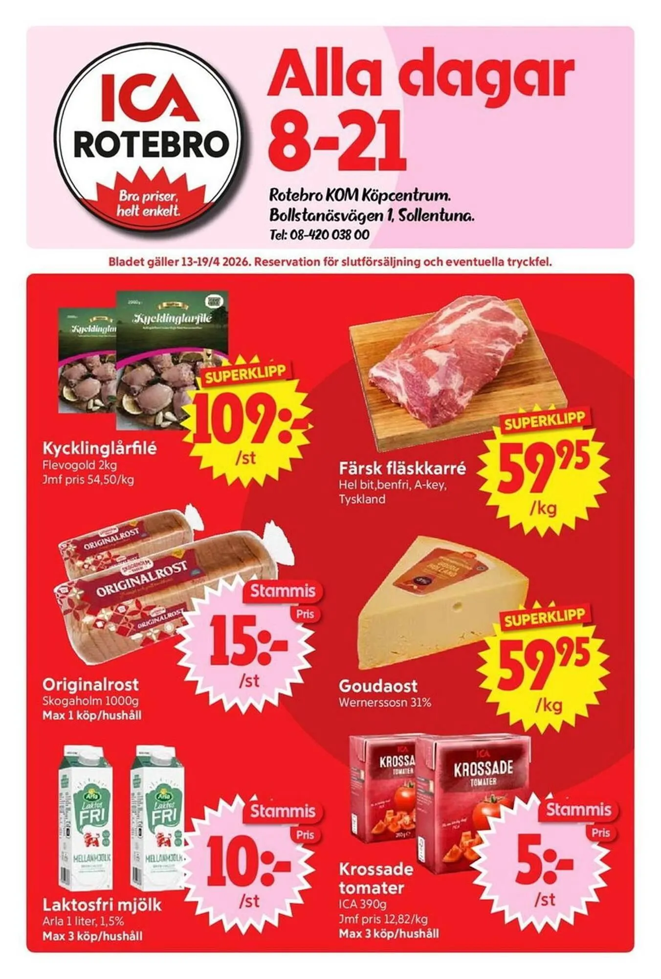 Nya Pulsen reklamblad från 13 april till 19 april 2026 - Reklamblad sidor 1