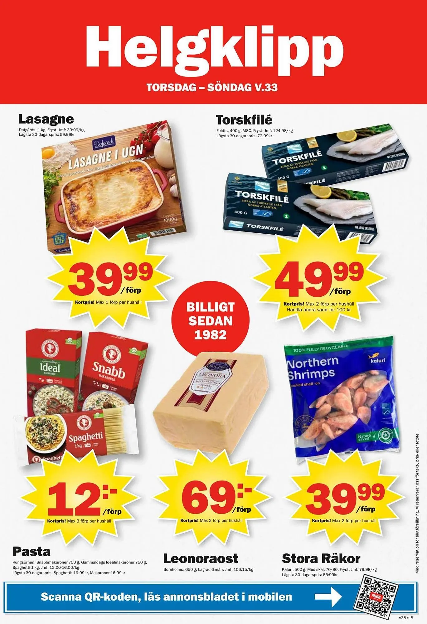 Pekås reklamblad från 11 augusti till 17 augusti 2025 - Reklamblad sidor 8