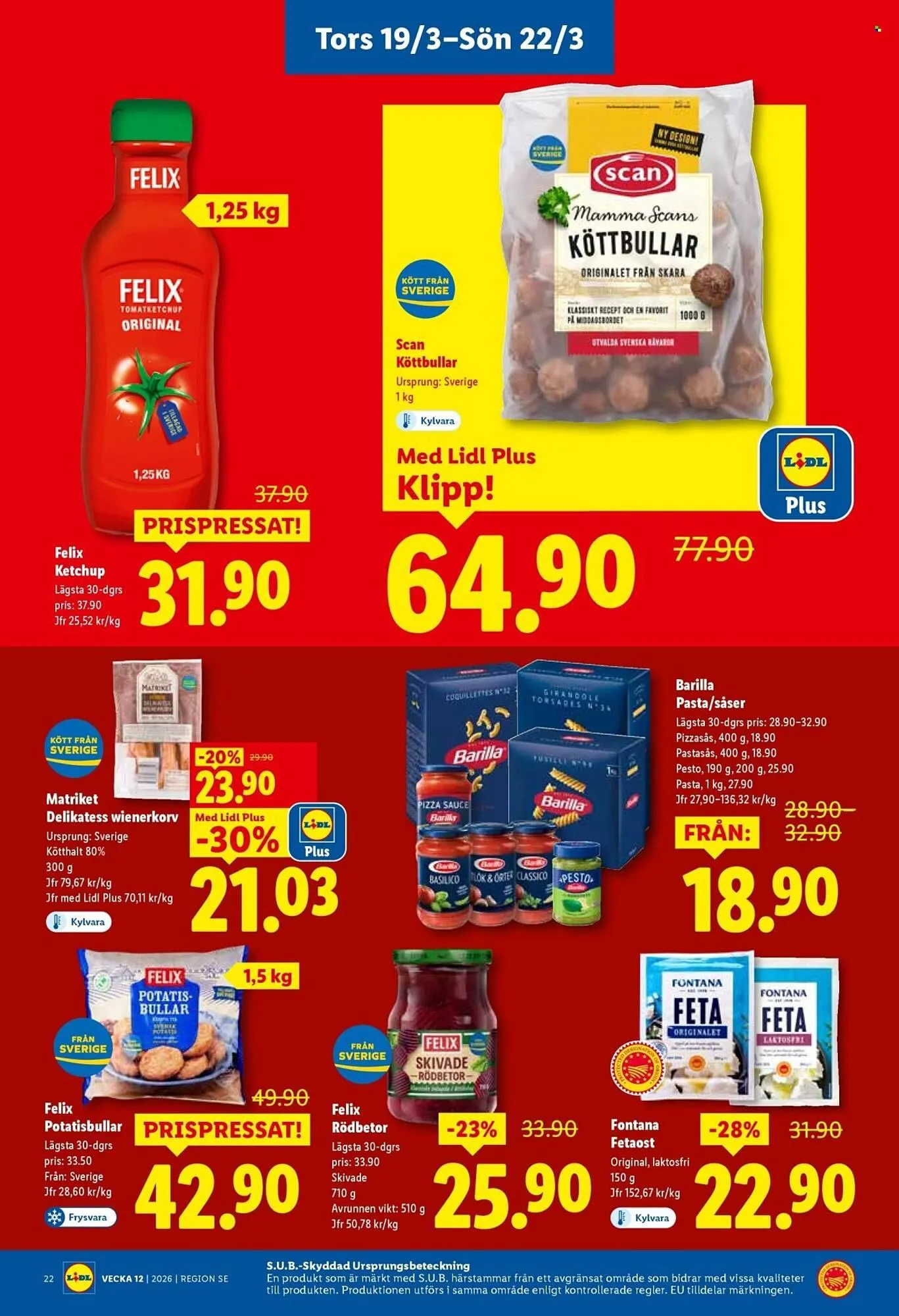Lidl reklamblad från 16 mars till 22 mars 2026 - Reklamblad sidor 26