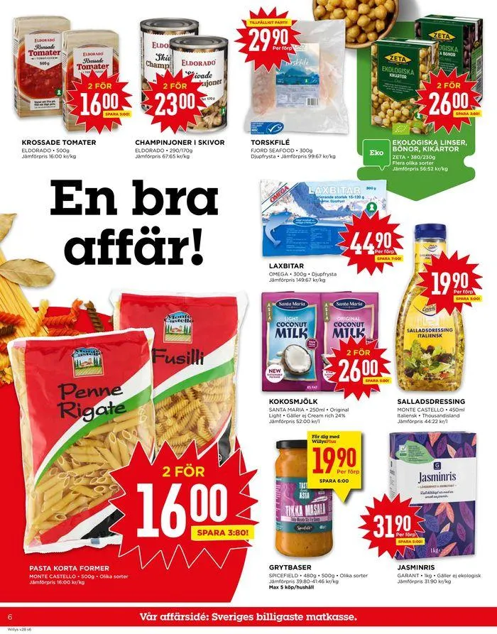 Willys Erbjudanden från 8 juli till 14 juli 2024 - Reklamblad sidor 6