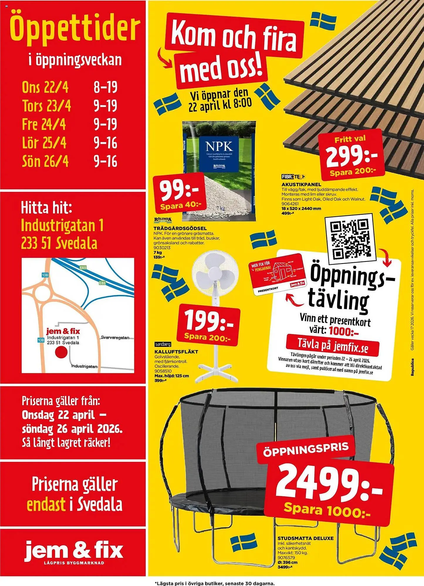 Jem&Fix reklamblad från 22 april till 26 april 2026 - Reklamblad sidor 16
