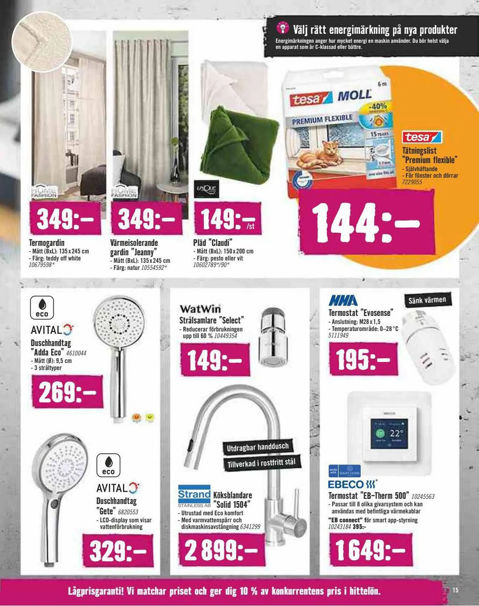 Hornbach reklamblad från 28 september till 25 oktober 2023 - Reklamblad sidor 15