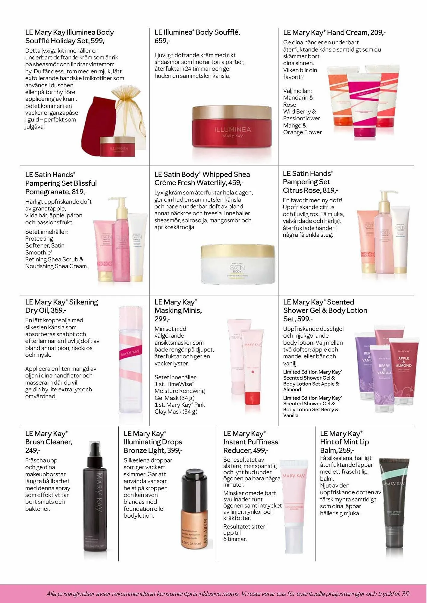 Mary Kay reklamblad från 29 oktober till 29 februari 2024 - Reklamblad sidor 39