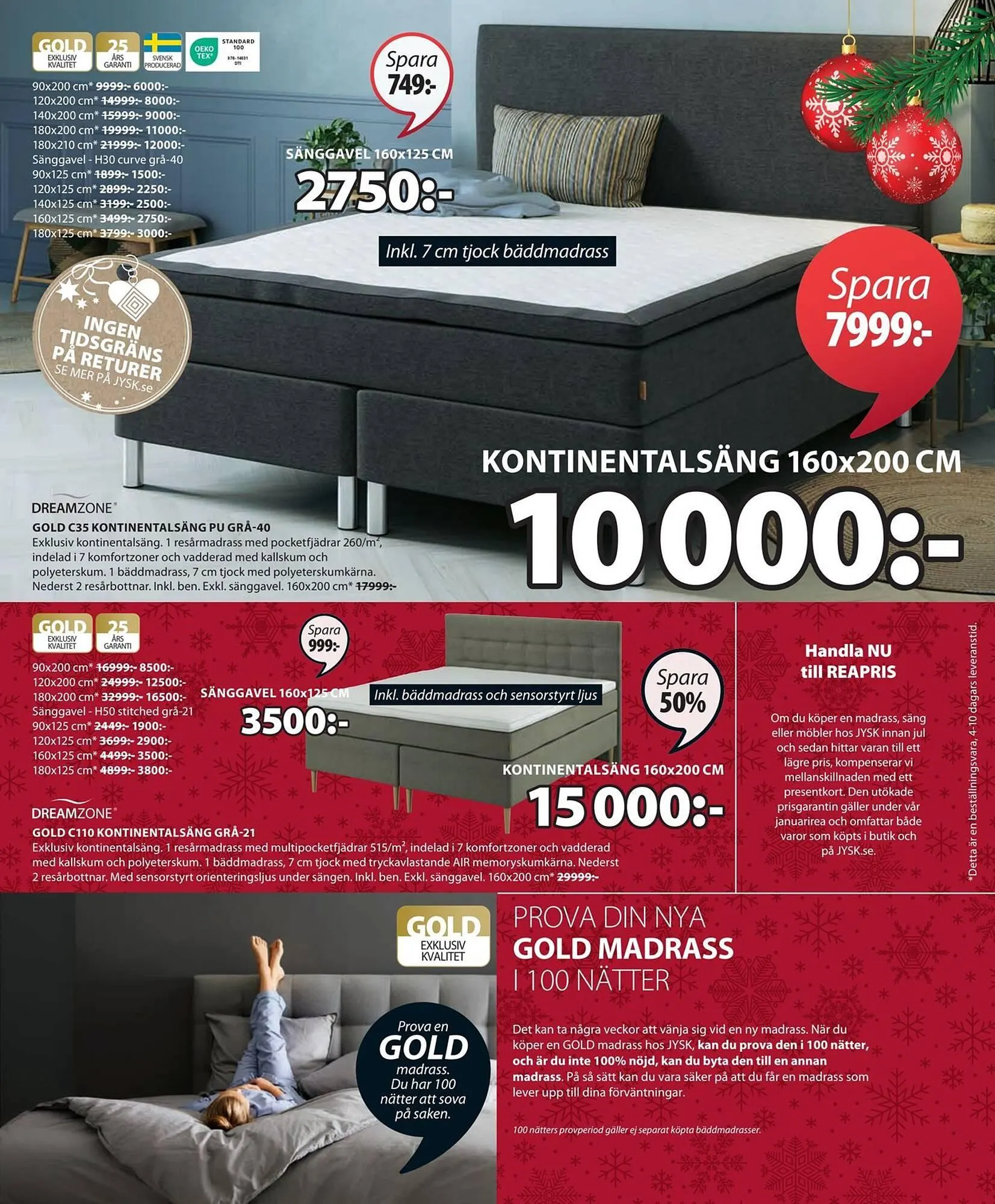 JYSK reklamblad från 3 december till 17 december 2023 - Reklamblad sidor 15