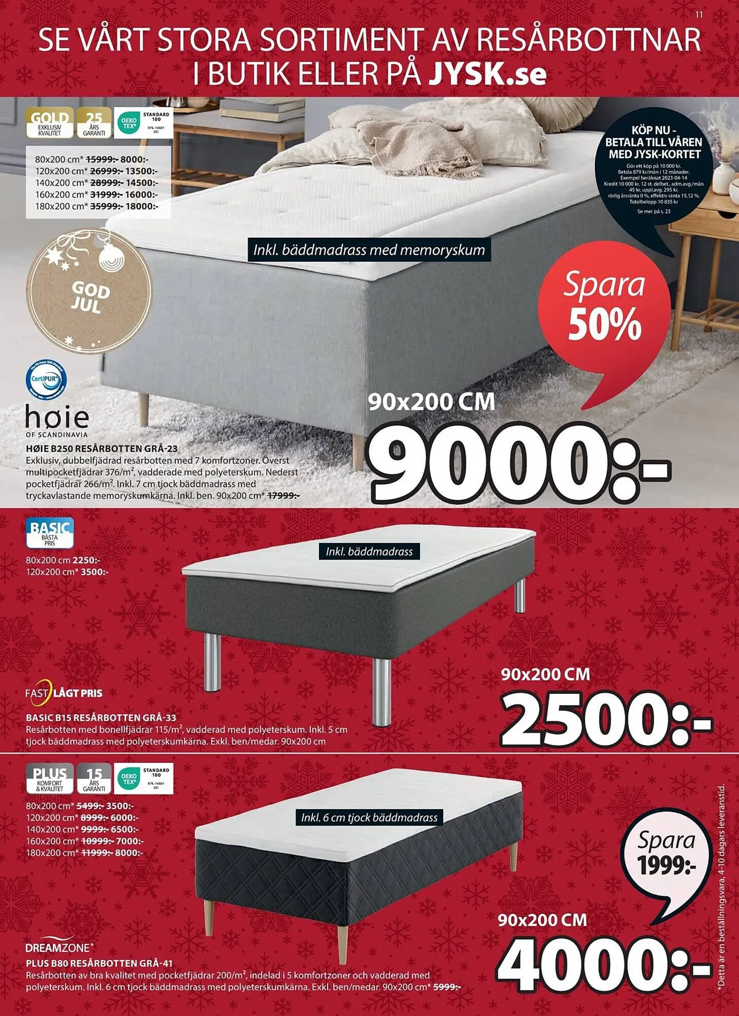 JYSK reklamblad från 27 november till 10 december 2023 - Reklamblad sidor 11