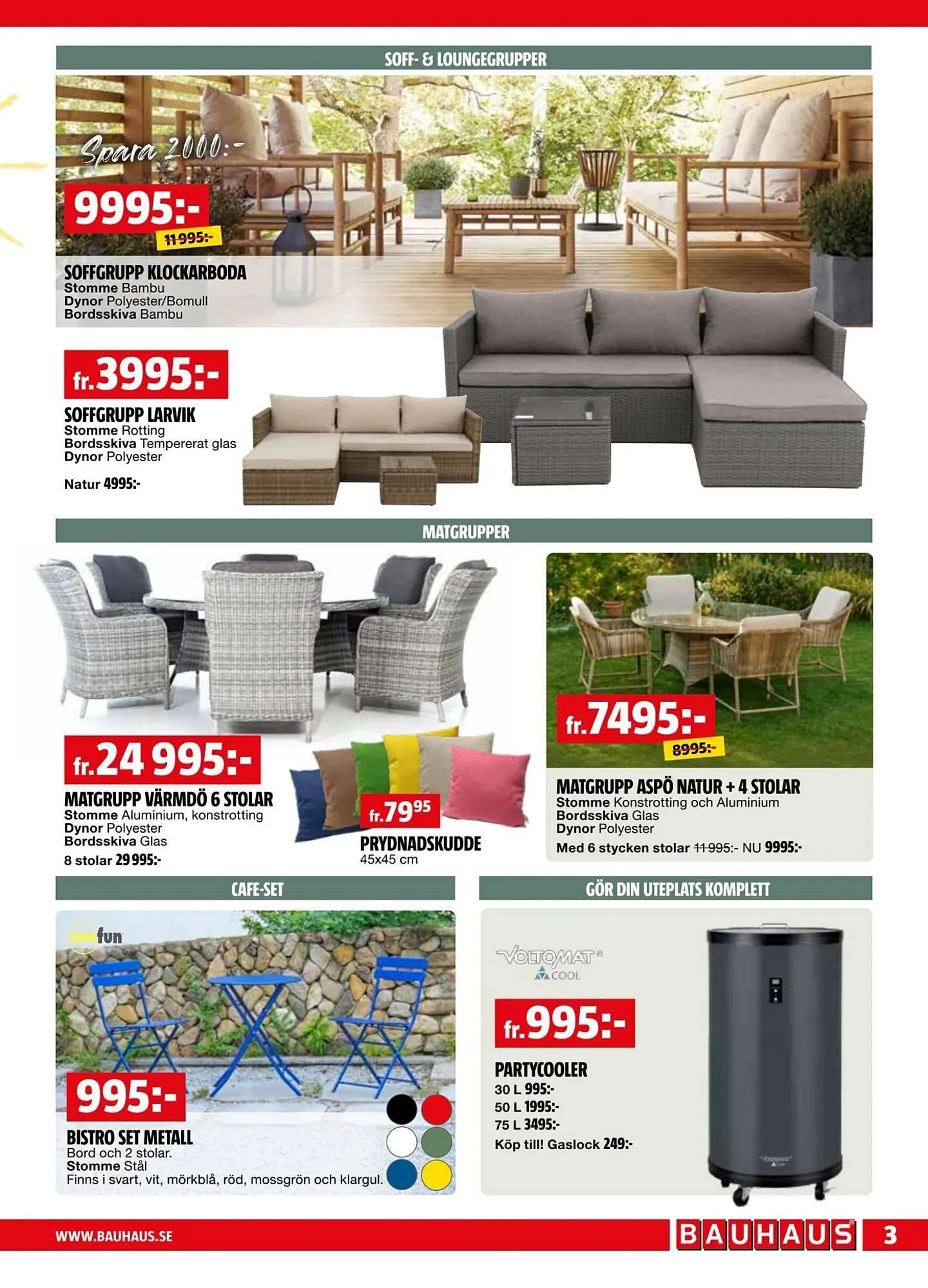 Bauhaus reklamblad från 4 maj till 18 maj 2026 - Reklamblad sidor 3