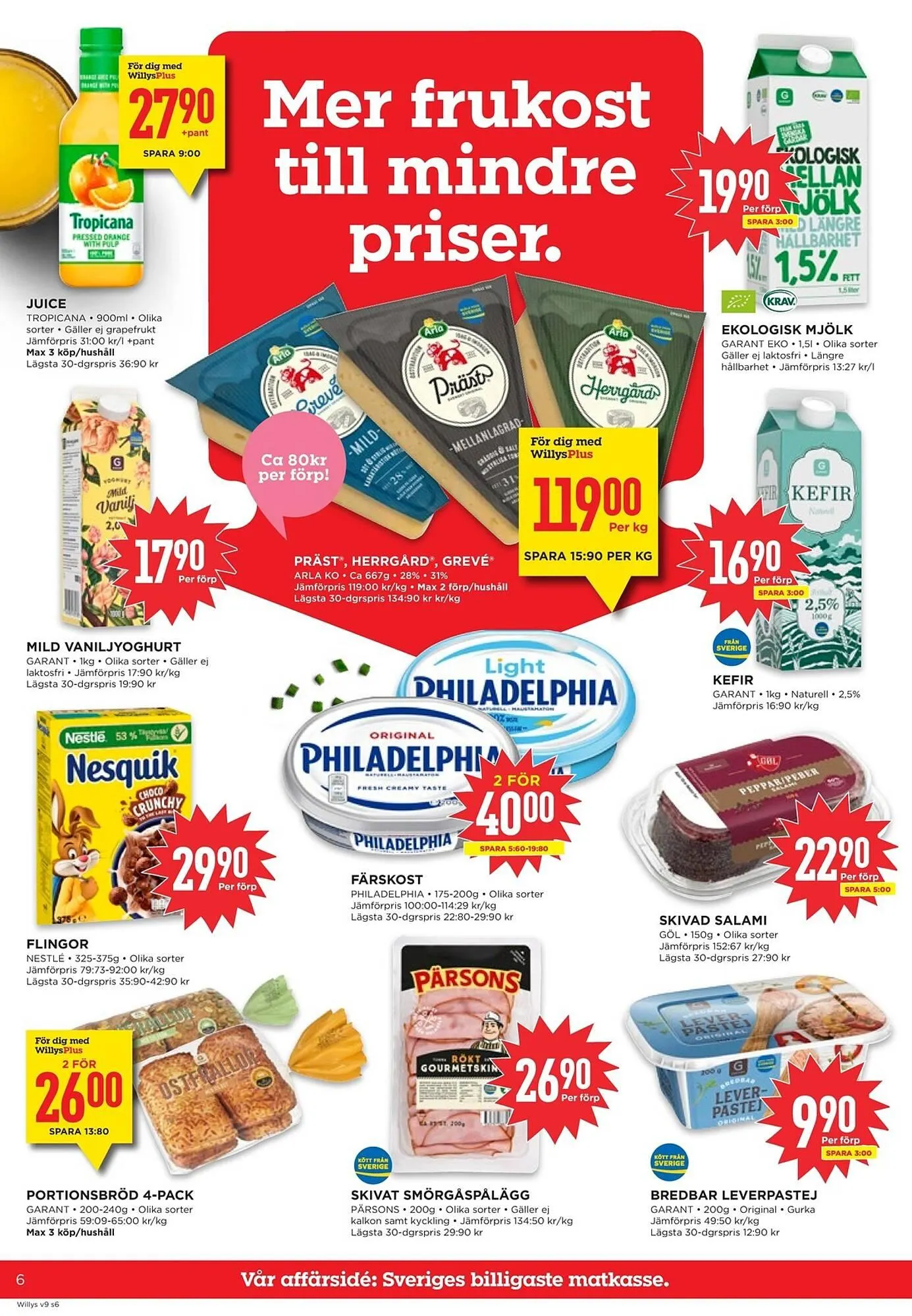 Willys reklamblad från 23 februari till 1 mars 2026 - Reklamblad sidor 6