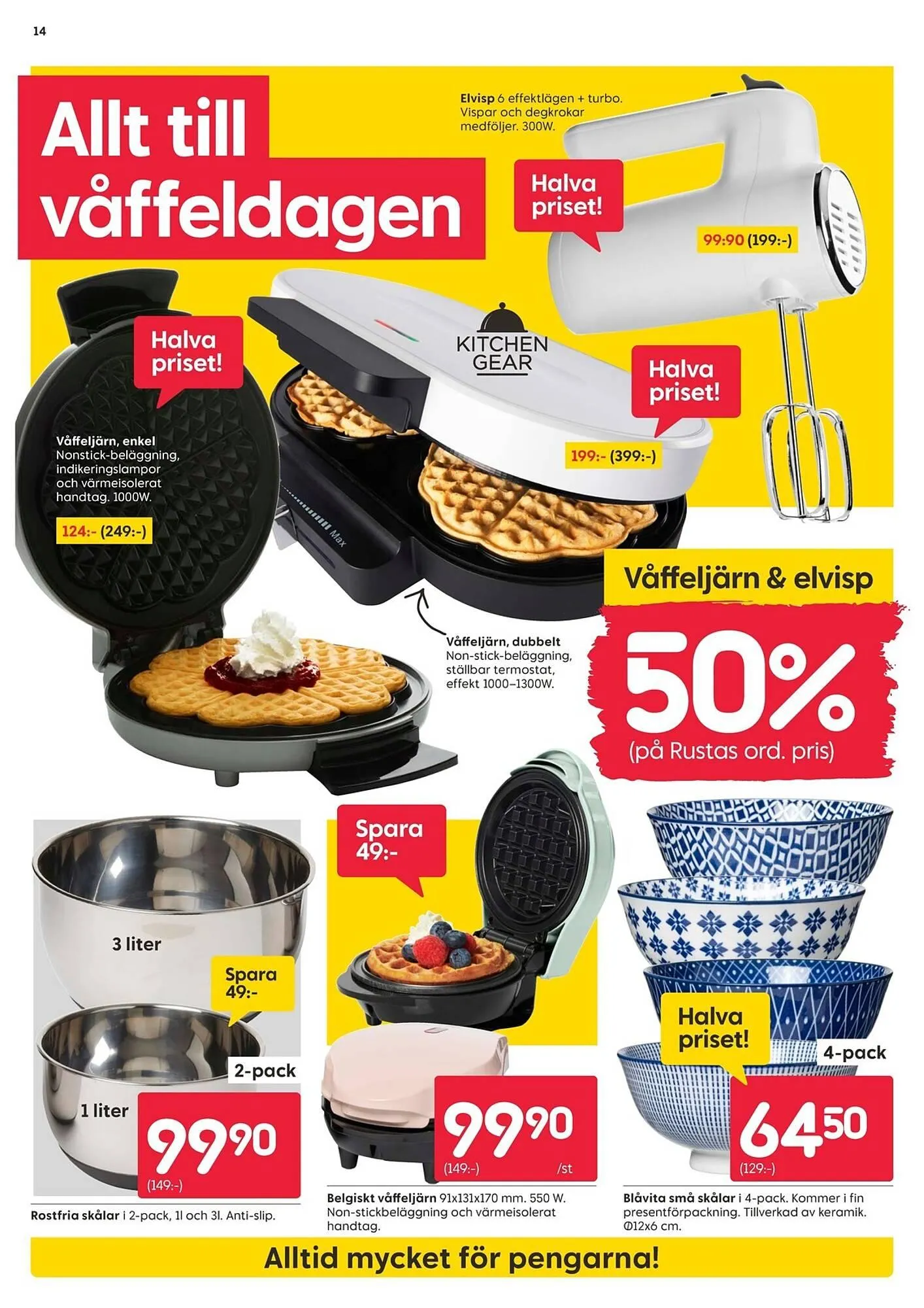 Rusta reklamblad från 10 mars till 16 mars 2025 - Reklamblad sidor 14