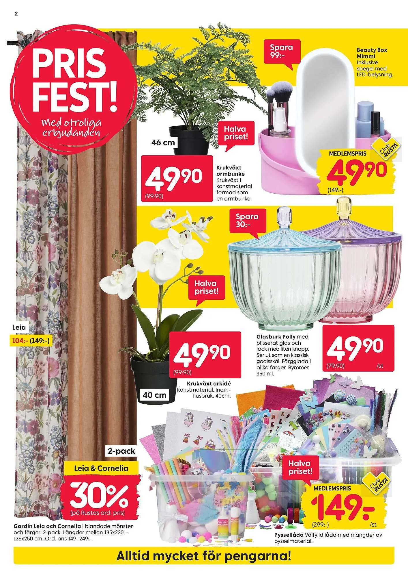 Rusta reklamblad från 28 juli till 4 augusti 2025 - Reklamblad sidor 2