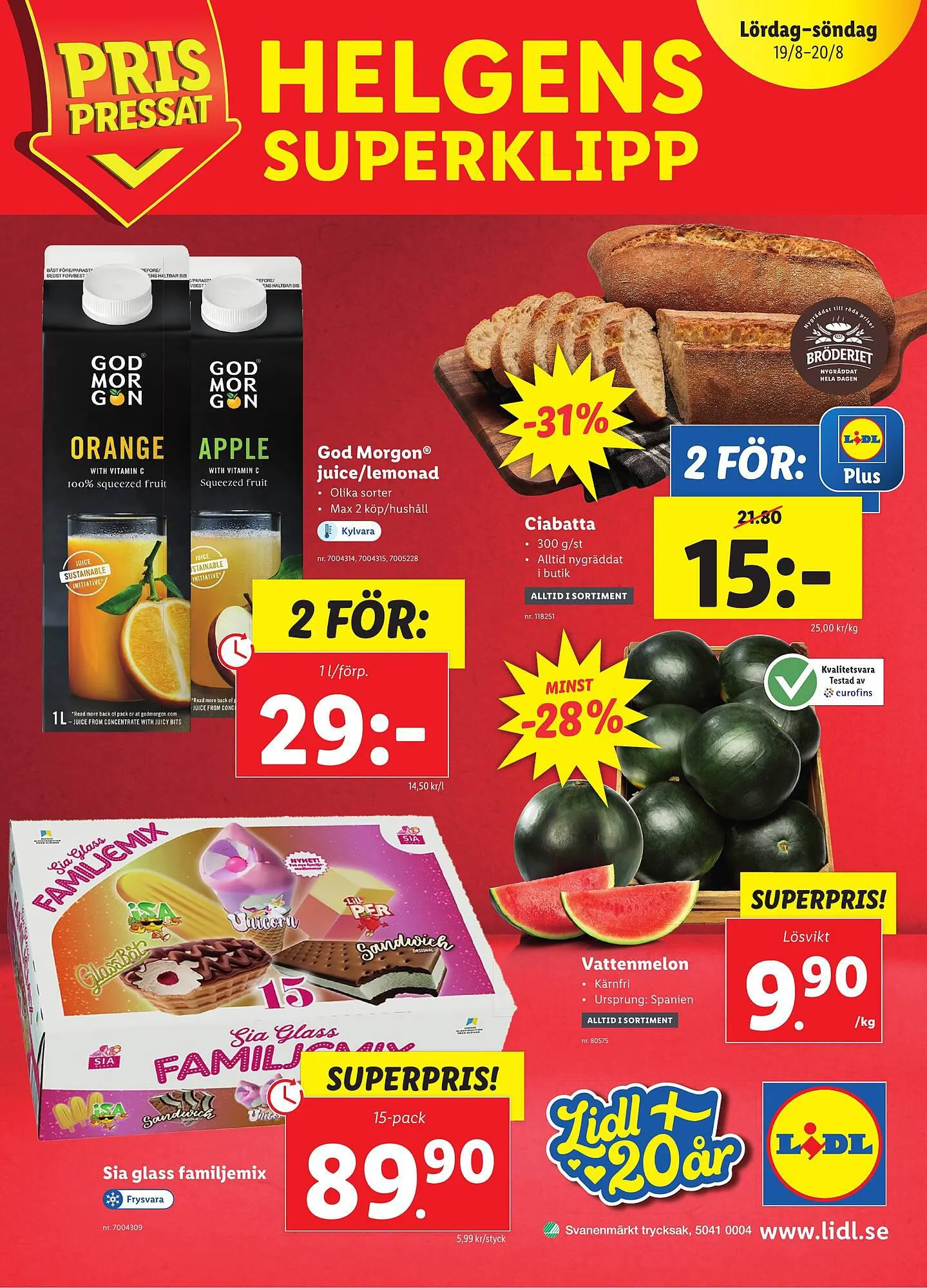 Lidl reklamblad från 14 augusti till 20 augusti 2023 - Reklamblad sidor 32