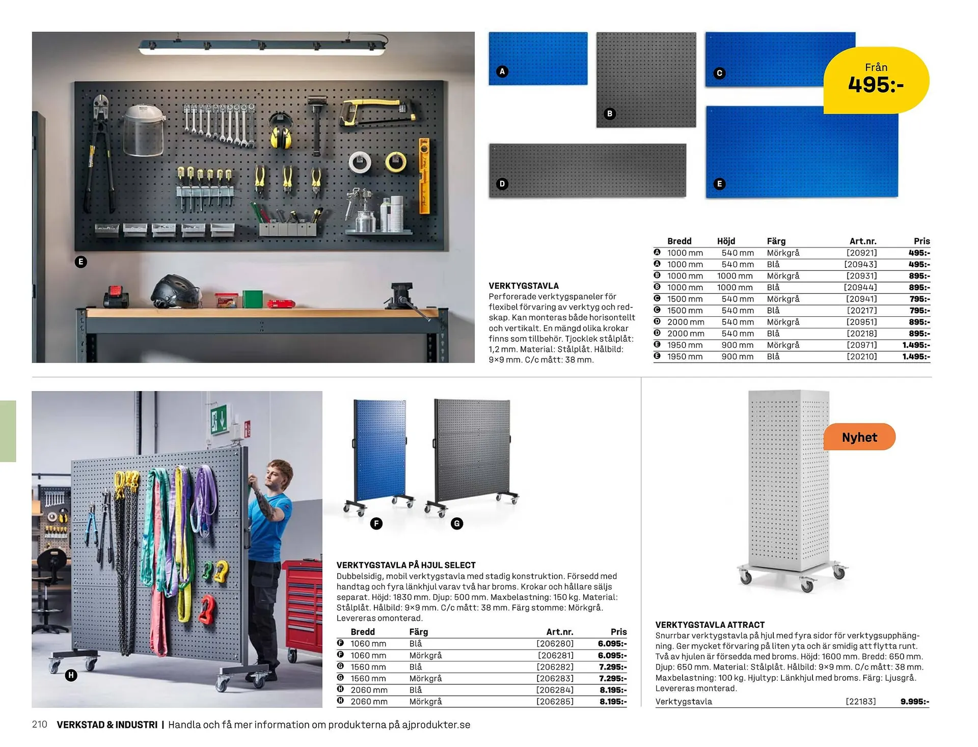 AJ Produkter reklamblad från 1 januari till 31 december 2025 - Reklamblad sidor 210