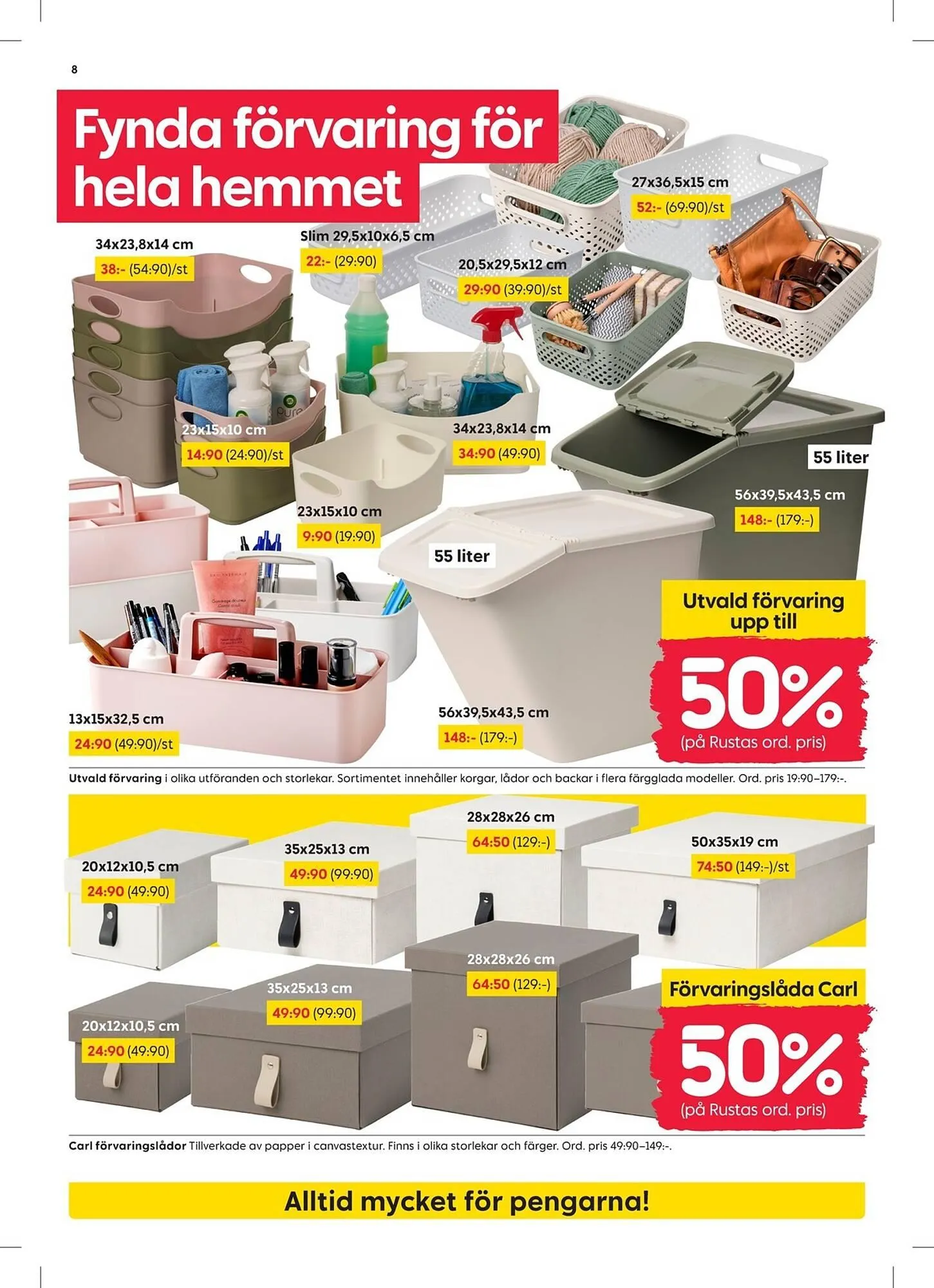 Rusta reklamblad från 16 mars till 22 mars 2026 - Reklamblad sidor 8