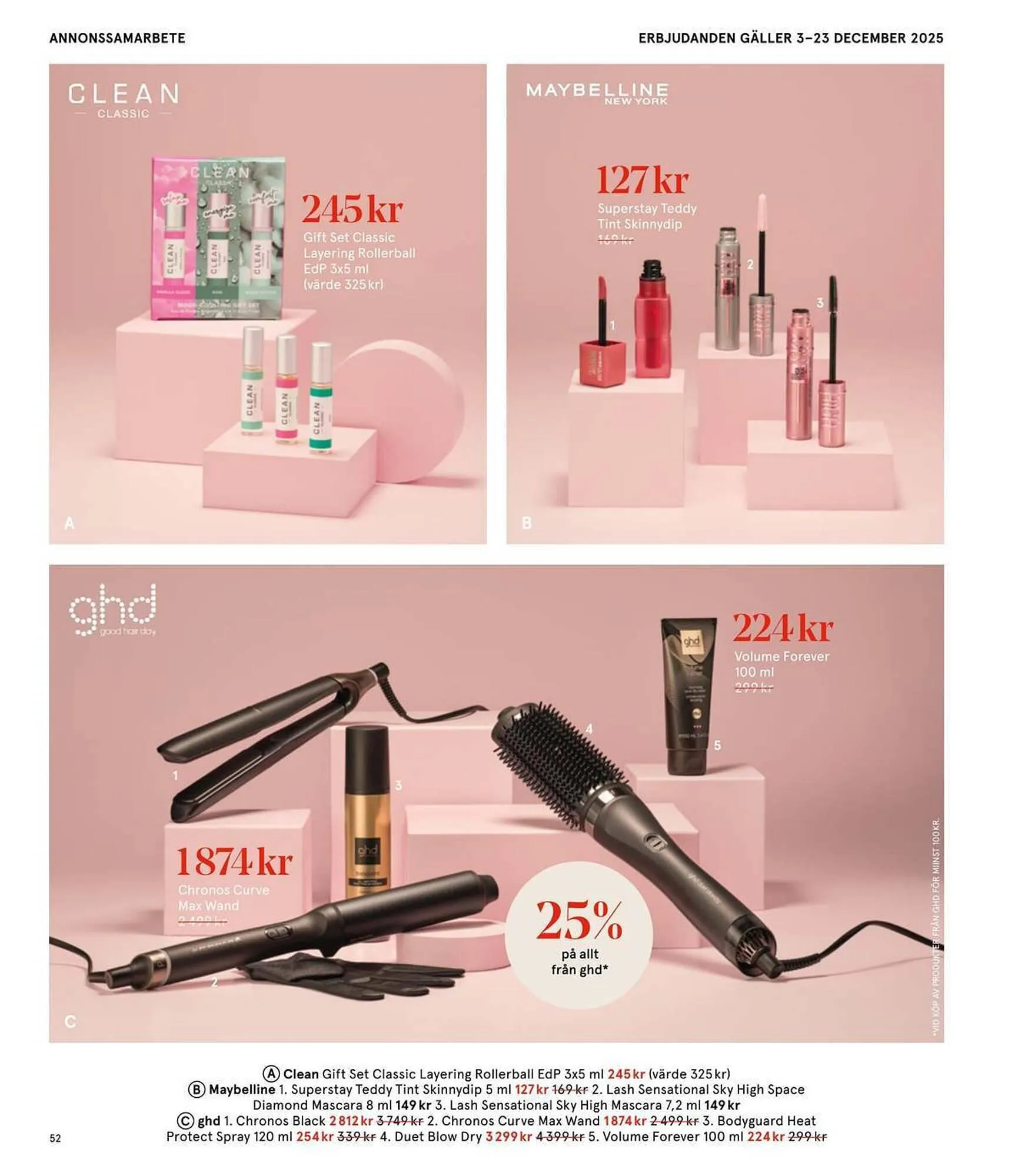 Åhléns reklamblad från 25 november till 11 december 2025 - Reklamblad sidor 52