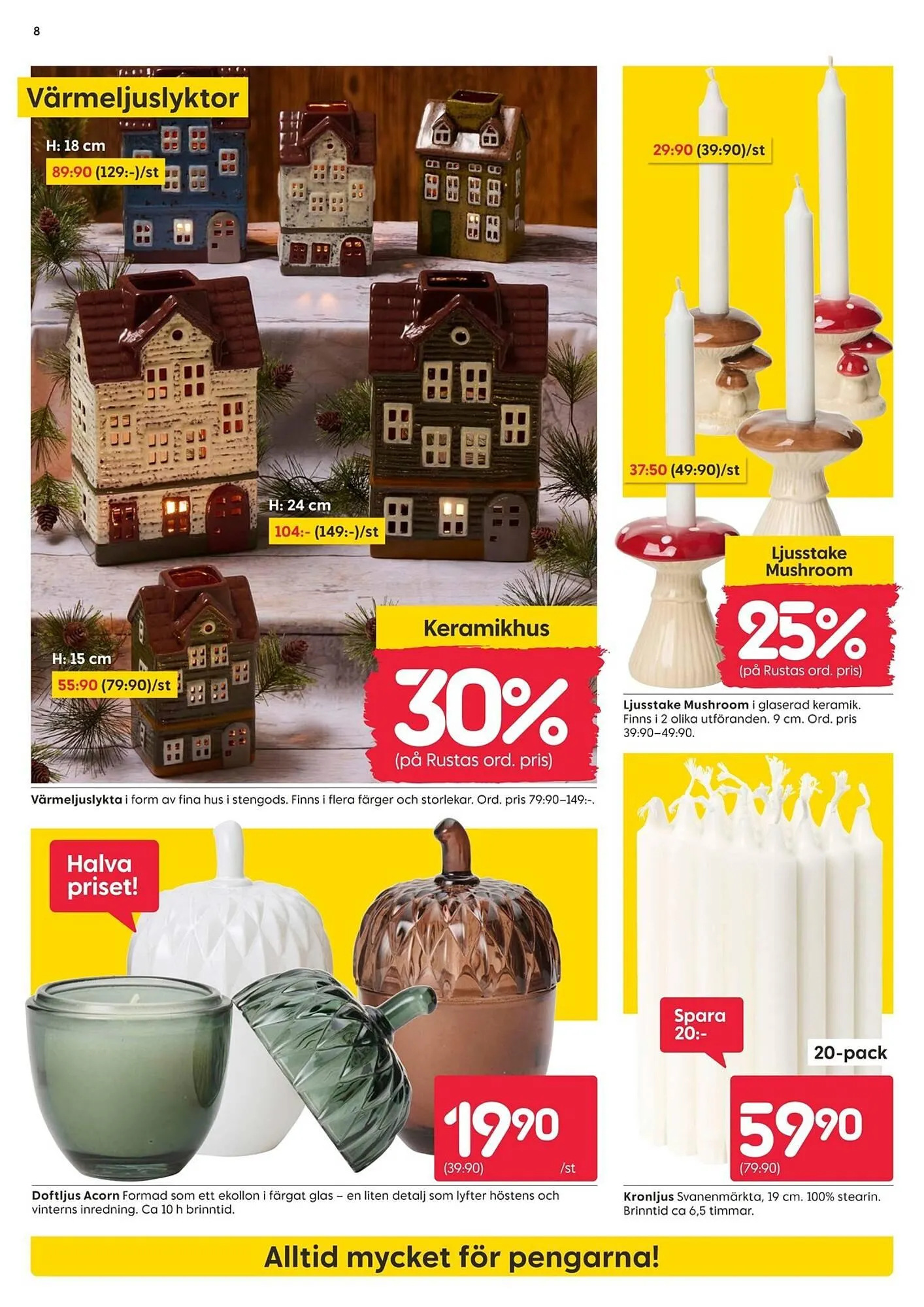 Rusta reklamblad från 1 september till 8 september 2025 - Reklamblad sidor 8