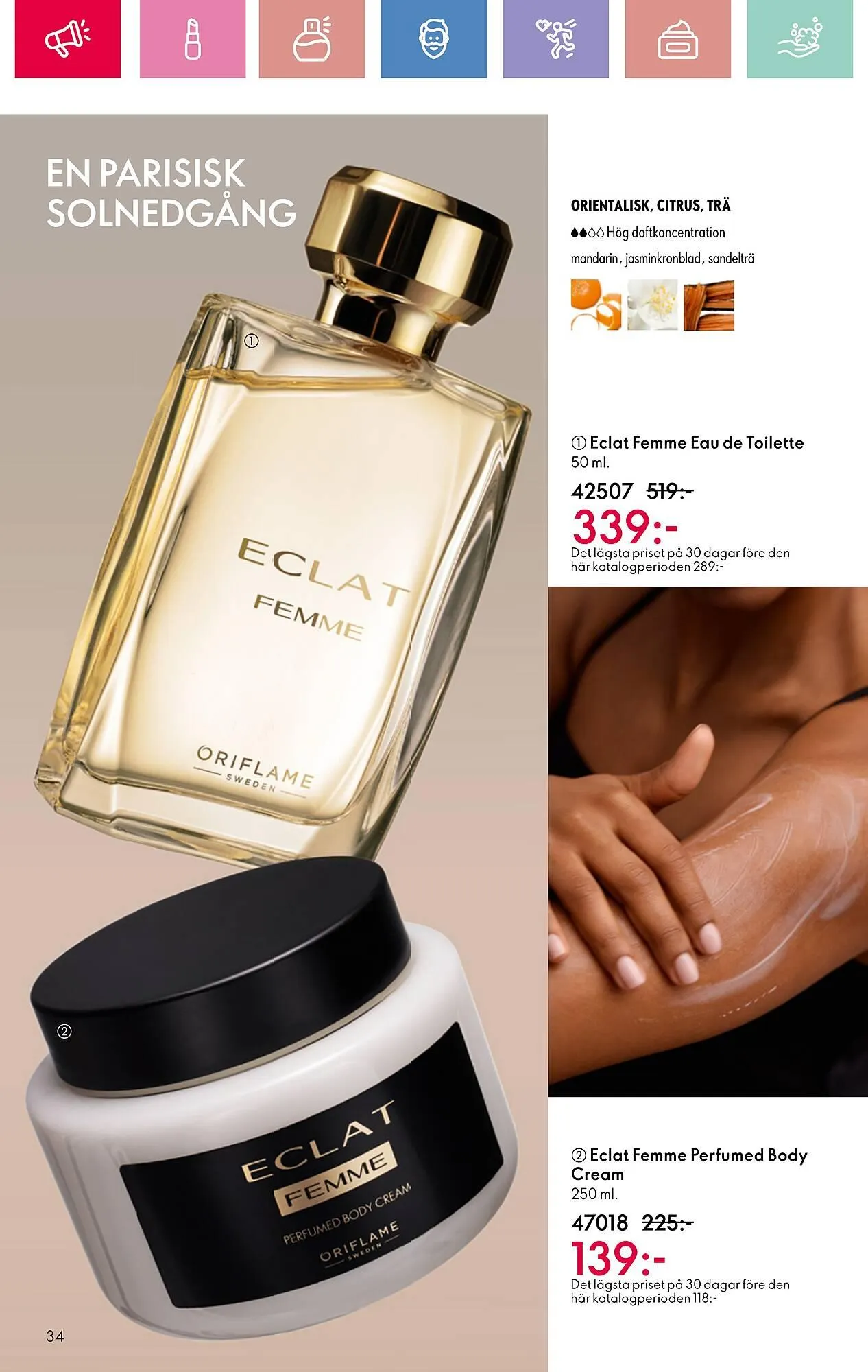 Oriflame reklamblad från 26 januari till 15 februari 2025 - Reklamblad sidor 34