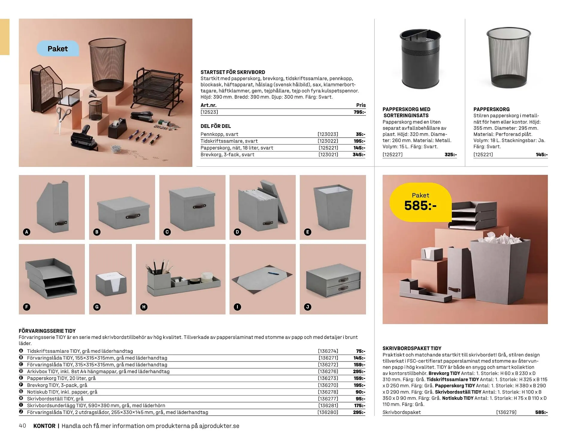AJ Produkter reklamblad från 1 januari till 31 december 2025 - Reklamblad sidor 40