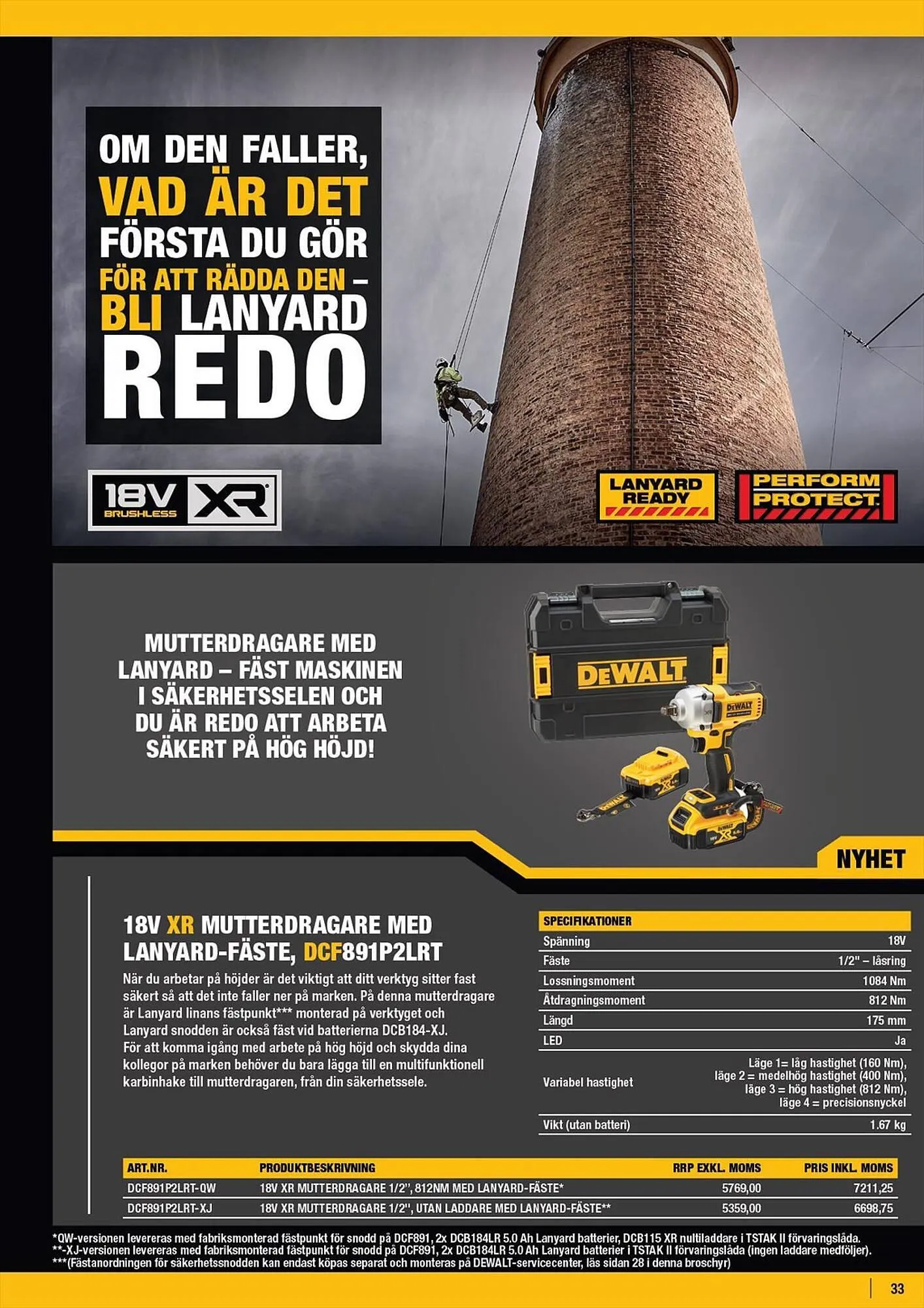 Dewalt reklamblad från 5 maj till 31 december 2023 - Reklamblad sidor 33