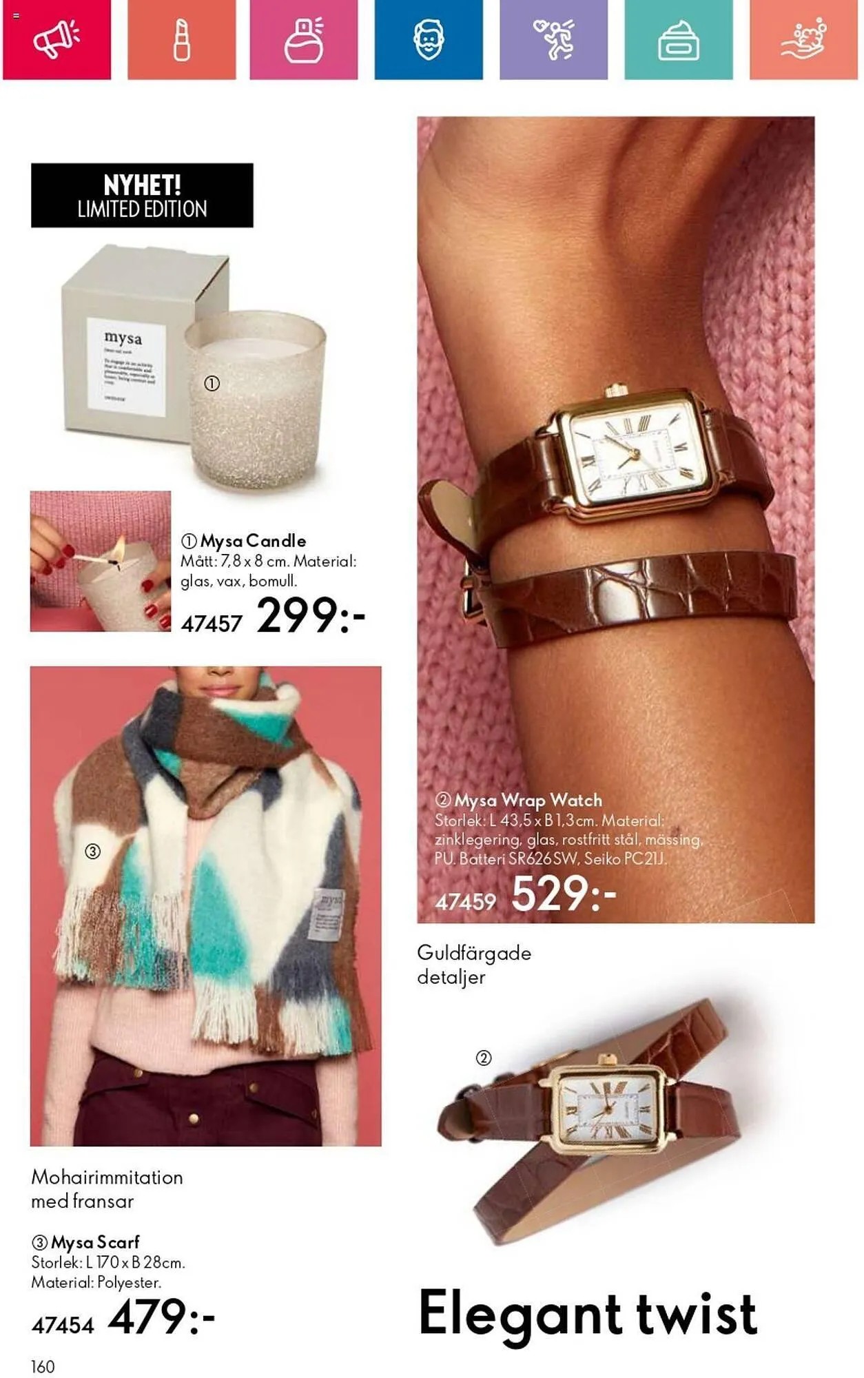 Oriflame reklamblad från 24 oktober till 13 november 2024 - Reklamblad sidor 160