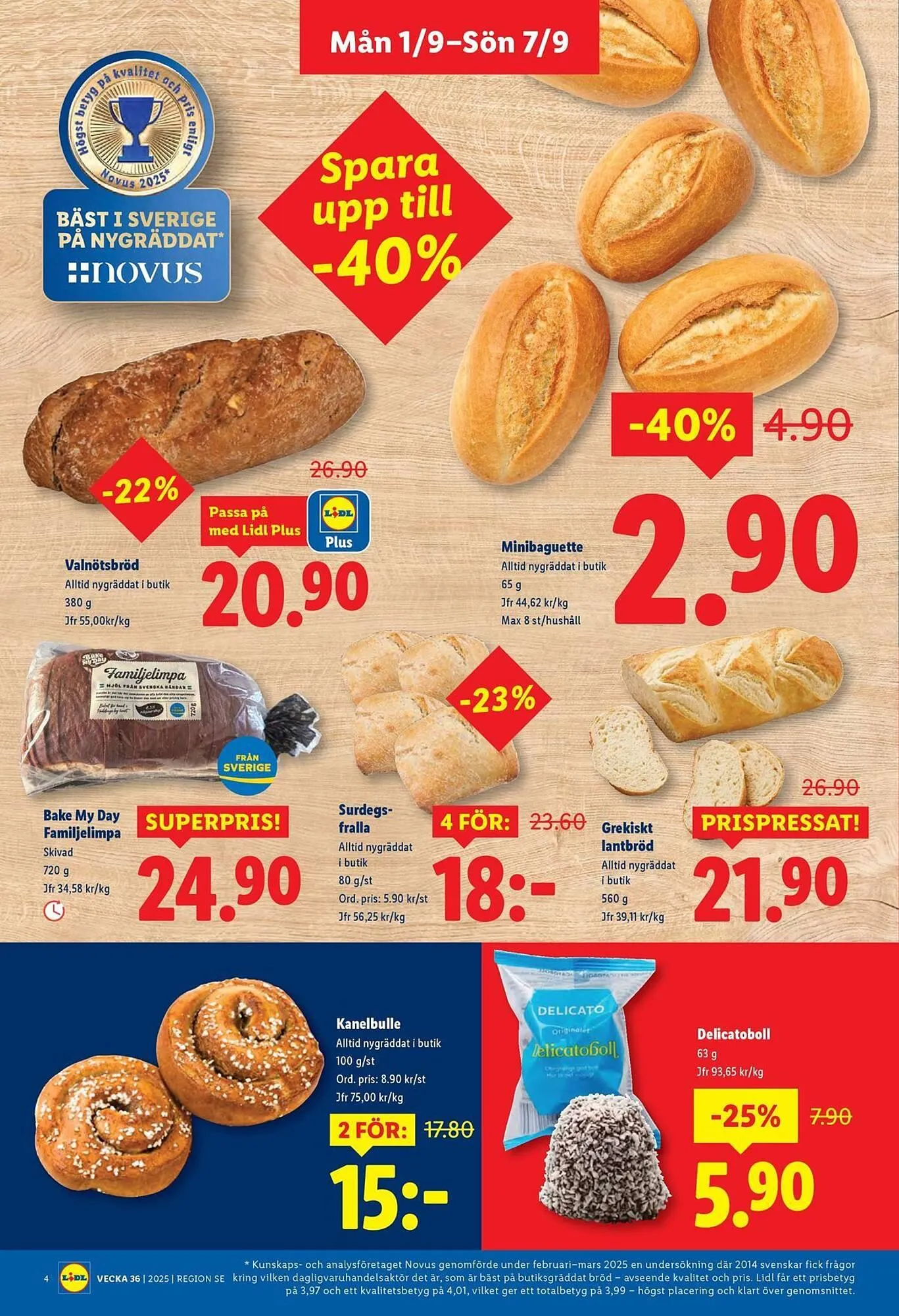 Lidl reklamblad från 1 september till 7 september 2025 - Reklamblad sidor 4