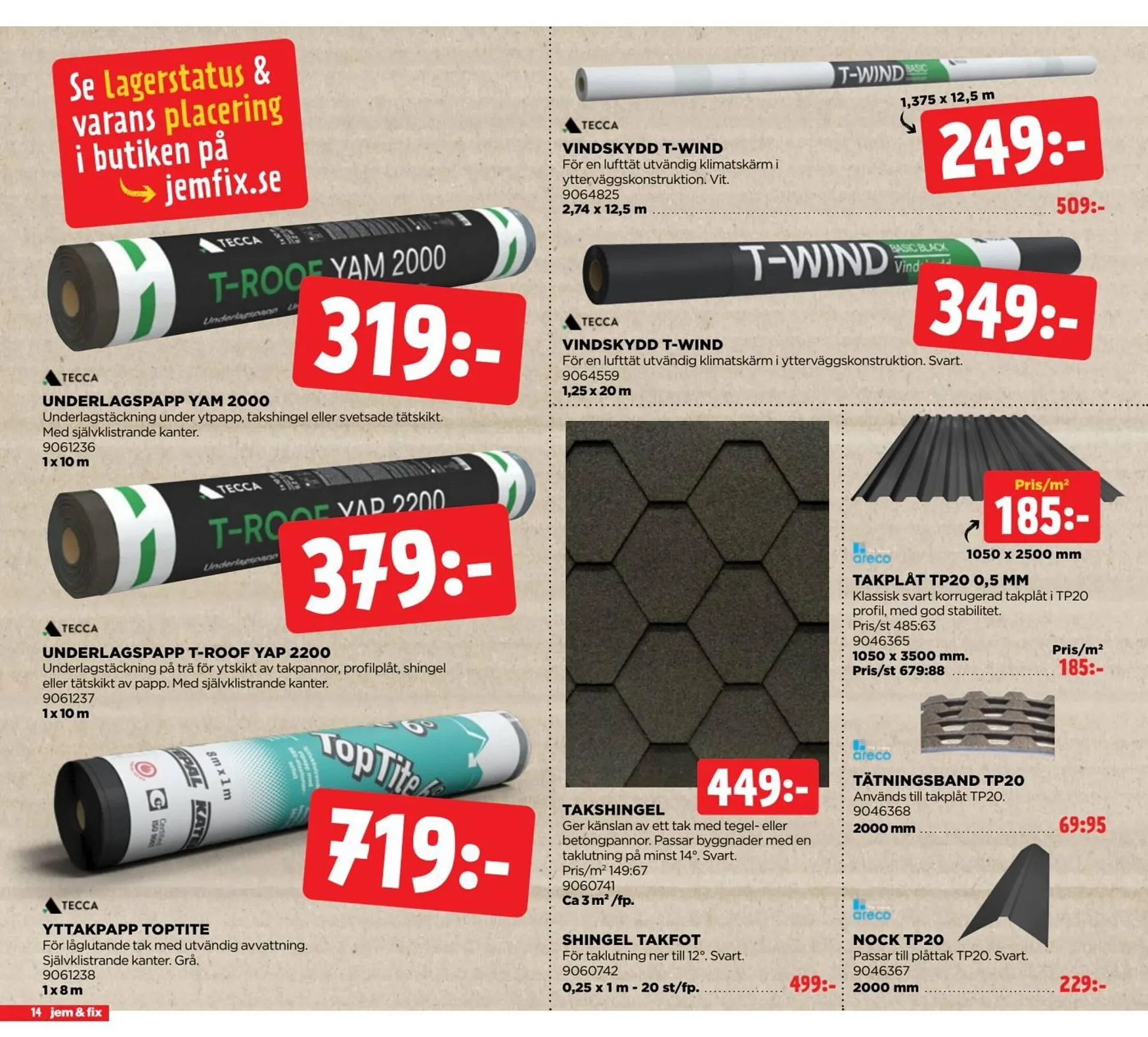 Jem&Fix reklamblad från 19 januari till 9 februari 2026 - Reklamblad sidor 14
