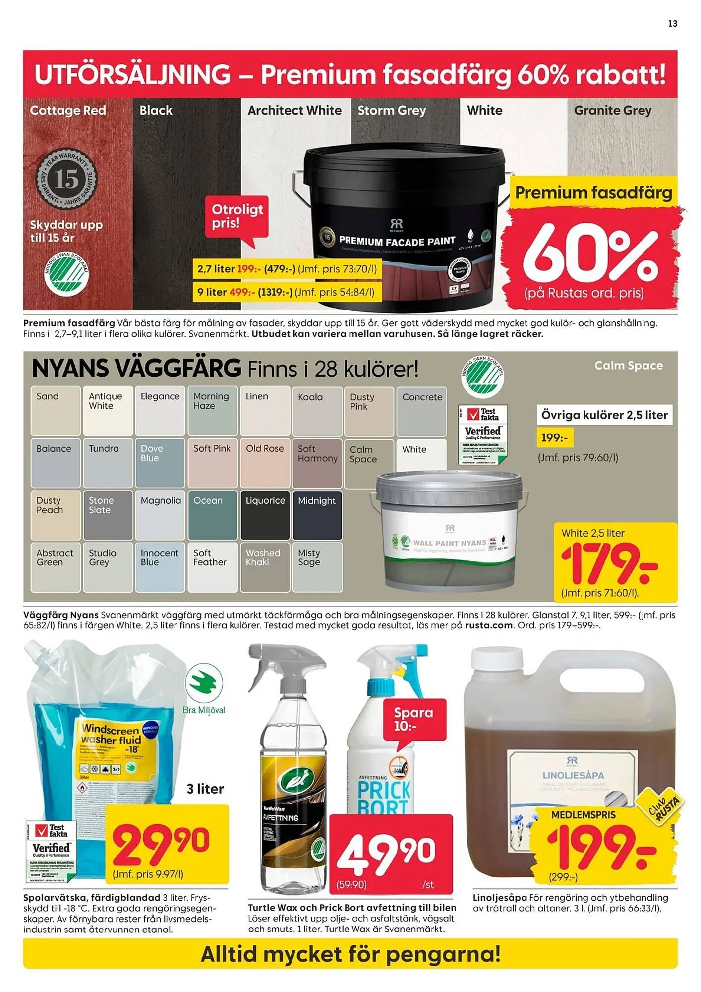 Rusta reklamblad från 31 mars till 6 april 2025 - Reklamblad sidor 13