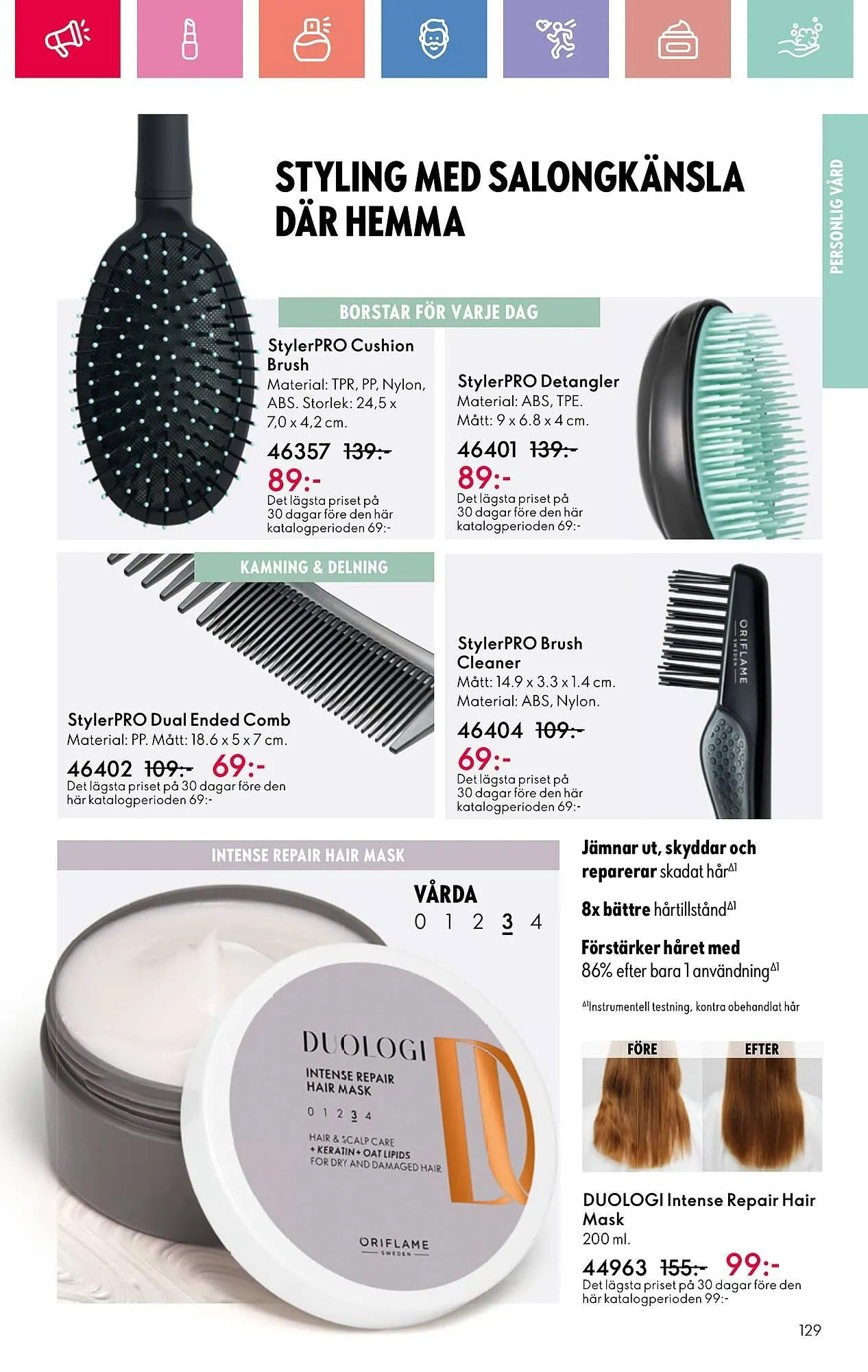 Oriflame reklamblad från 13 juli till 2 augusti 2025 - Reklamblad sidor 129