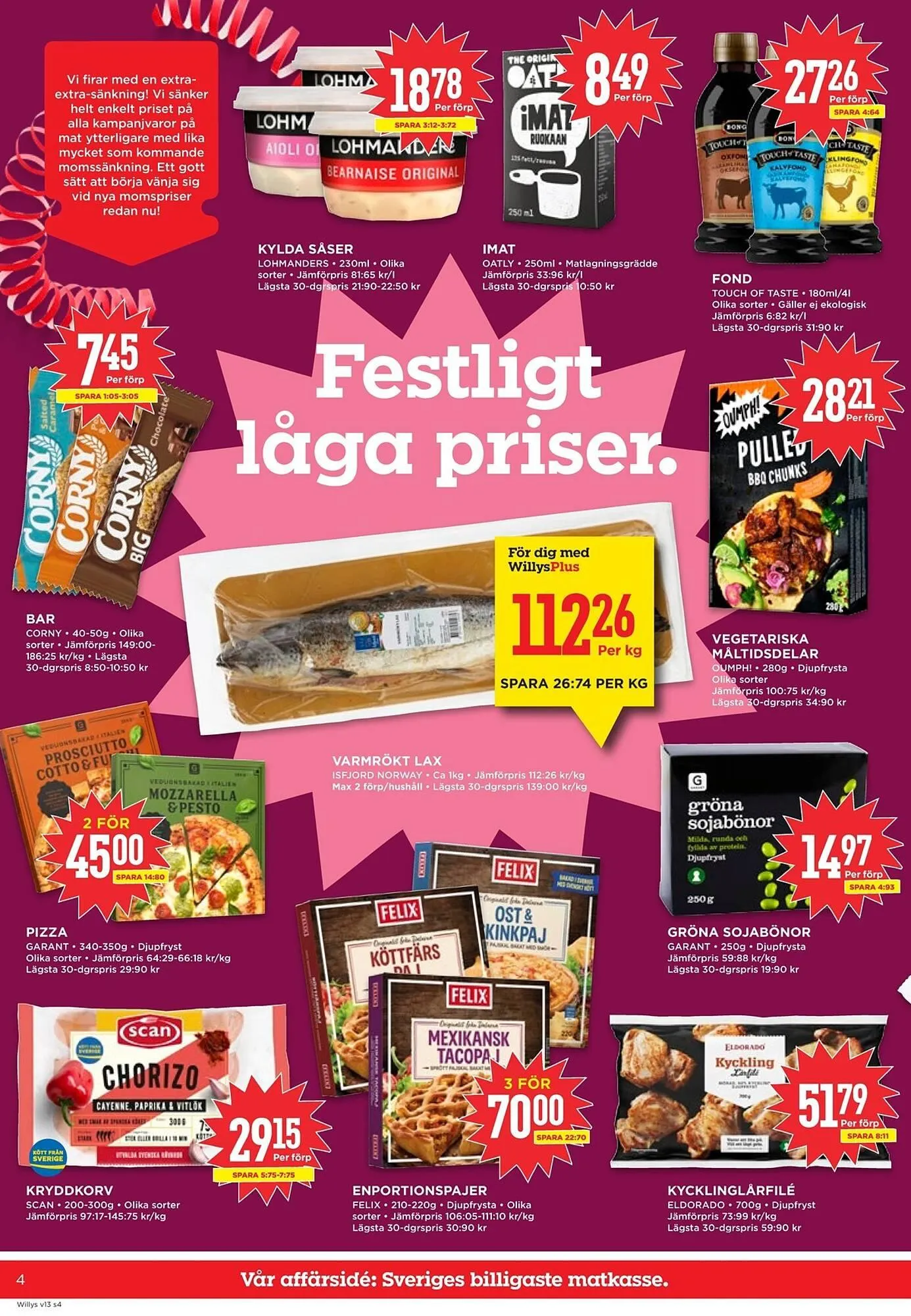 Willys reklamblad från 23 mars till 29 mars 2026 - Reklamblad sidor 4