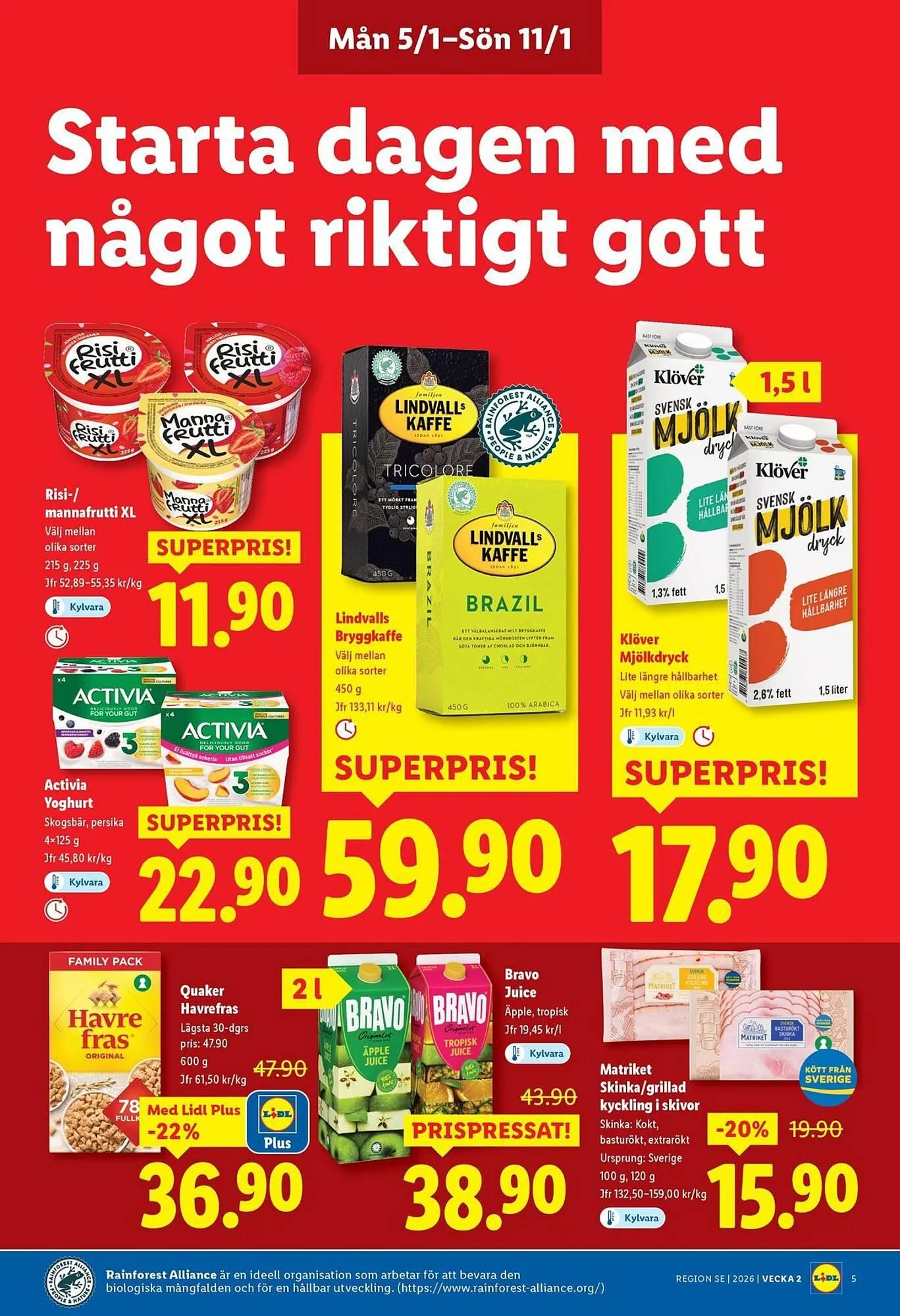 Lidl reklamblad från 5 januari till 11 januari 2026 - Reklamblad sidor 5