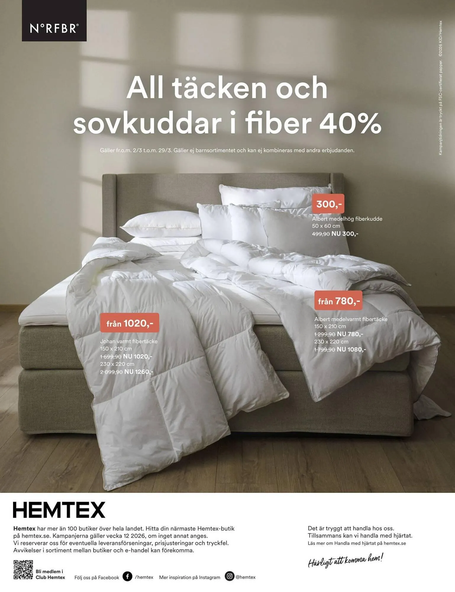Hemtex reklamblad från 15 mars till 30 mars 2026 - Reklamblad sidor 12