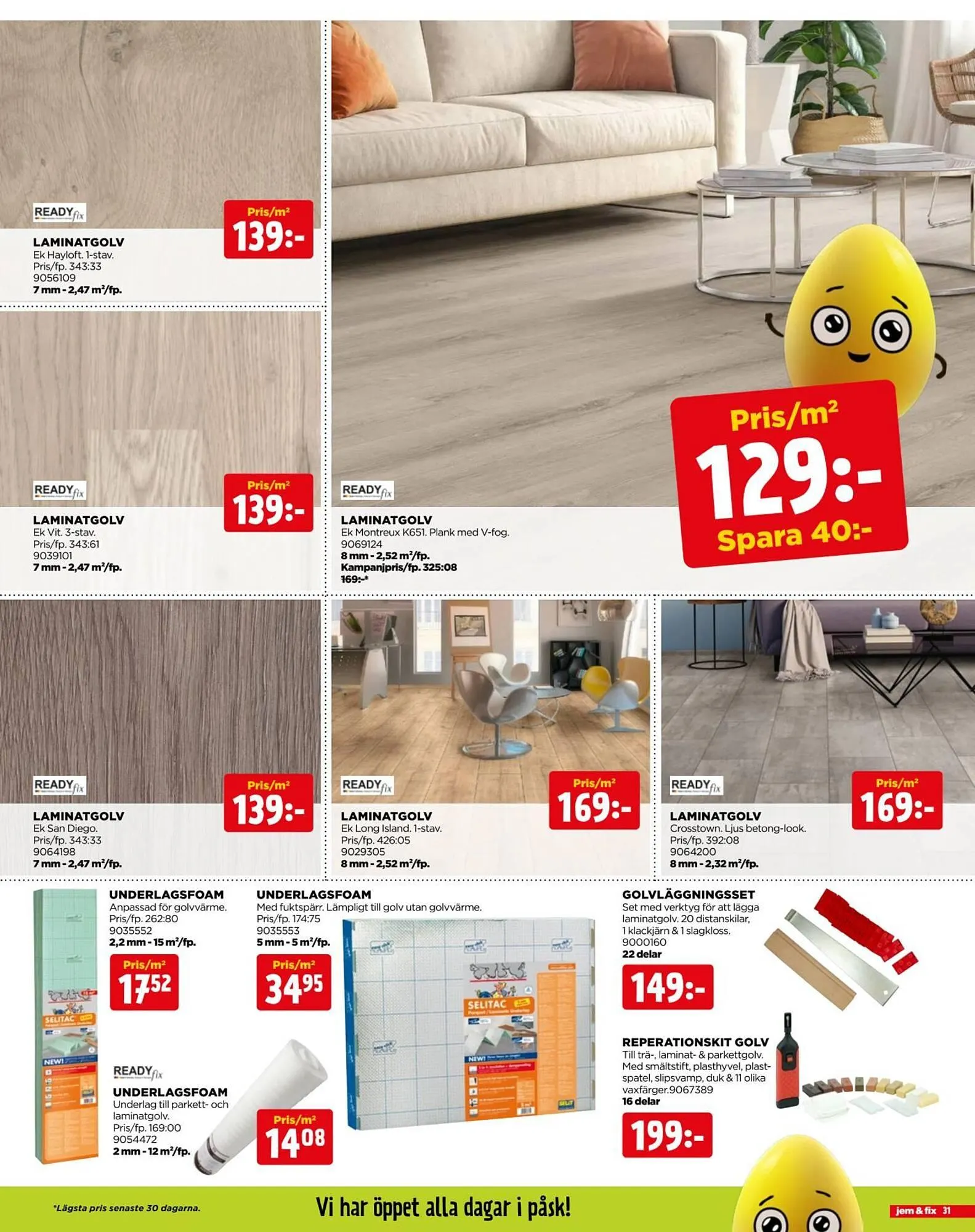 Jem&Fix reklamblad från 30 mars till 6 april 2026 - Reklamblad sidor 31
