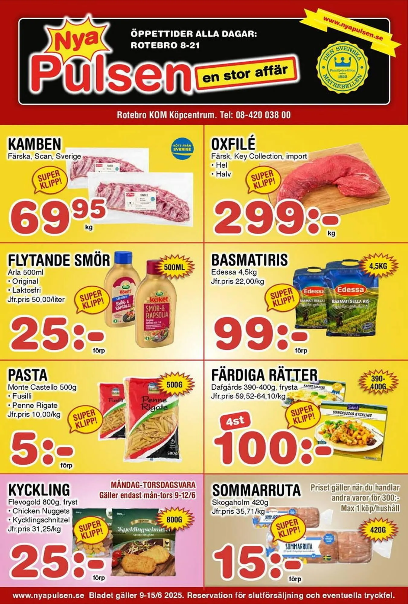 Nya Pulsen reklamblad - 1