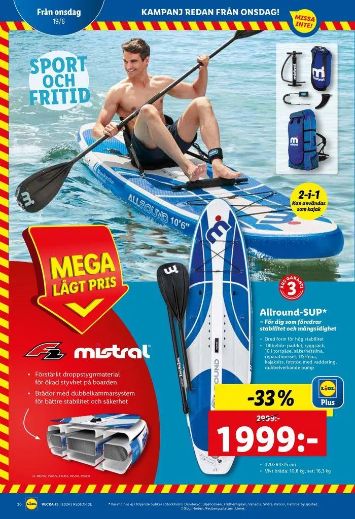 ERBJUDANDEN VECKA 25 från 17 juni till 23 juni 2024 - Reklamblad sidor 20