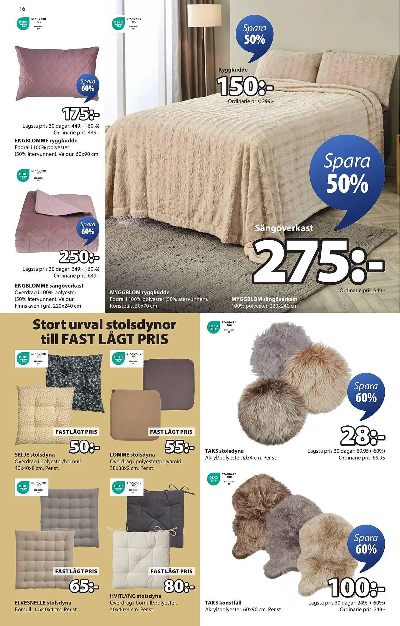 JYSK reklamblad från 22 september till 5 oktober 2025 - Reklamblad sidor 16