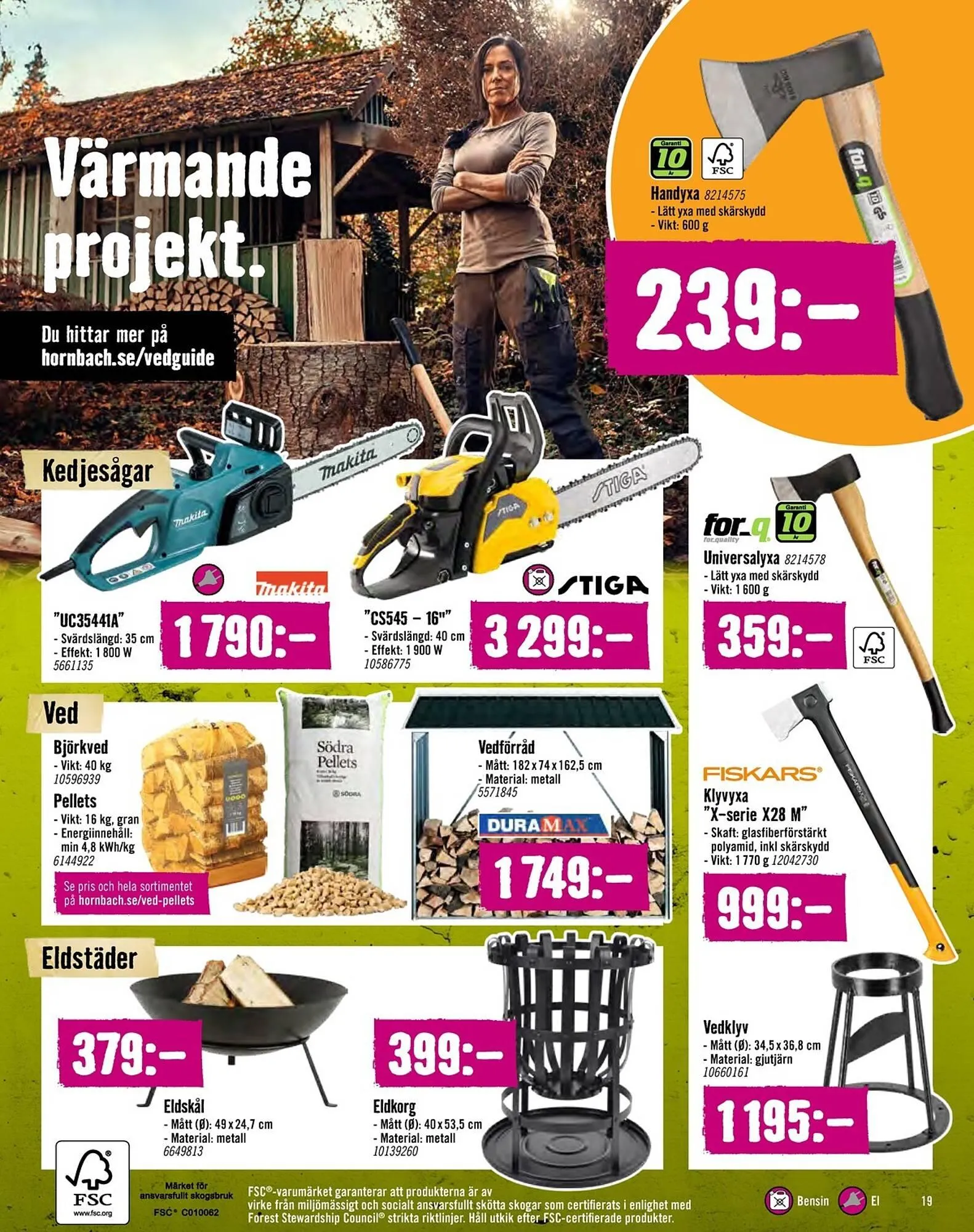 Hornbach reklamblad från 28 oktober till 23 november 2024 - Reklamblad sidor 19