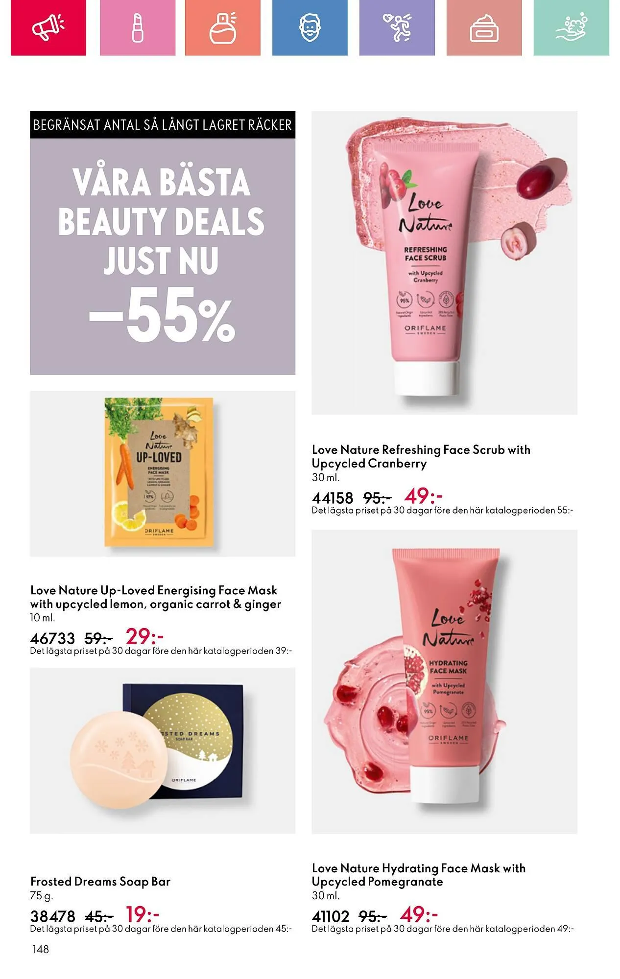 Oriflame reklamblad från 13 juli till 2 augusti 2025 - Reklamblad sidor 148