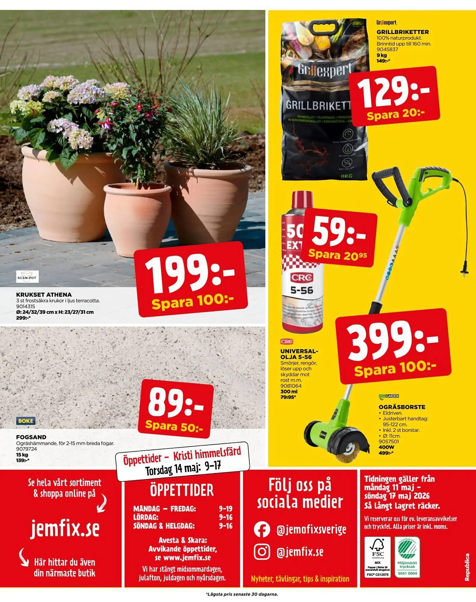 Jem&Fix reklamblad från 11 maj till 18 maj 2026 - Reklamblad sidor 32