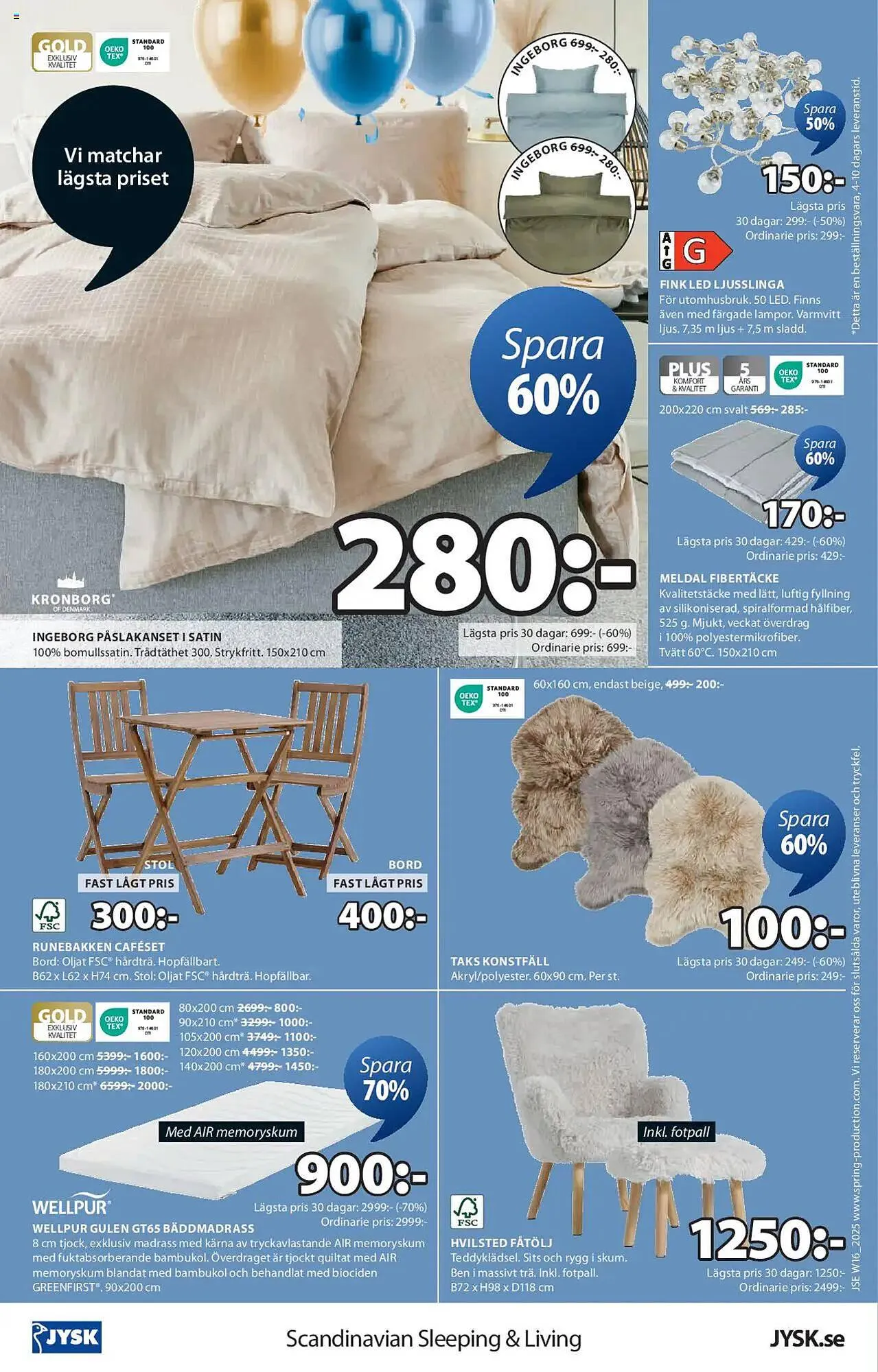 JYSK reklamblad från 14 april till 27 april 2025 - Reklamblad sidor 16