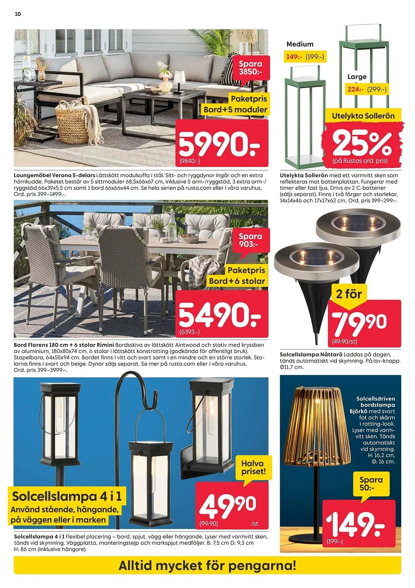 Rusta reklamblad från 7 april till 12 april 2026 - Reklamblad sidor 10