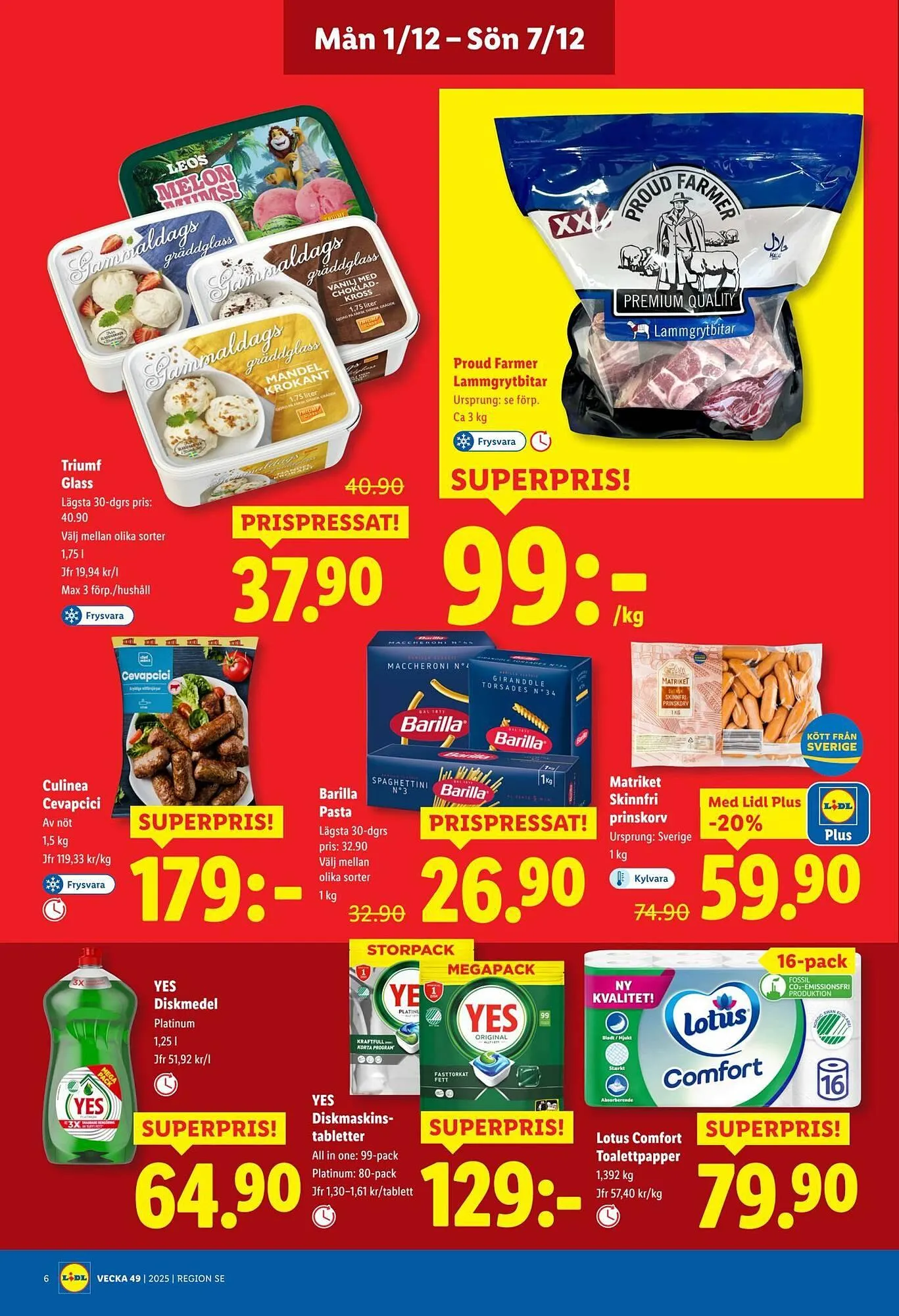 Lidl reklamblad från 1 december till 8 december 2025 - Reklamblad sidor 6