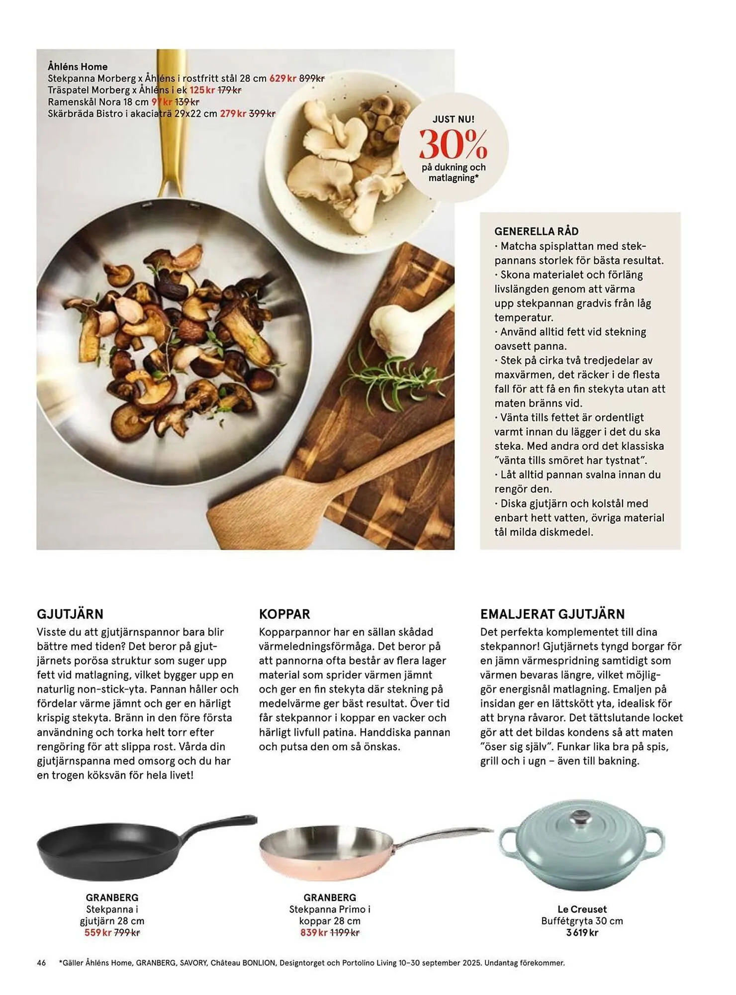 Åhléns reklamblad från 17 september till 7 oktober 2025 - Reklamblad sidor 46