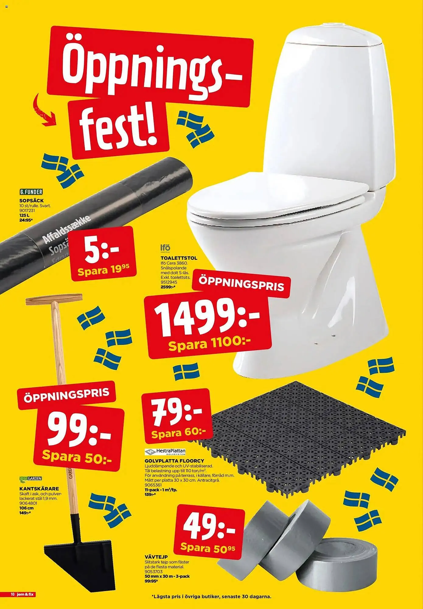 Jem&Fix reklamblad från 5 maj till 10 maj 2026 - Reklamblad sidor 10