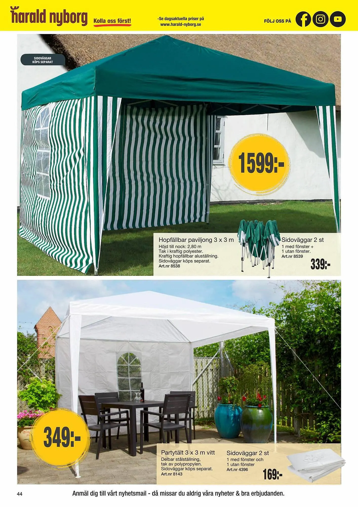 Harald Nyborg reklamblad från 11 juni till 31 oktober 2023 - Reklamblad sidor 44