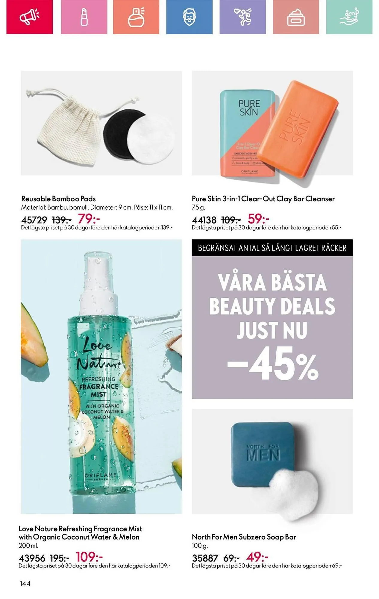 Oriflame reklamblad från 12 maj till 31 maj 2025 - Reklamblad sidor 144
