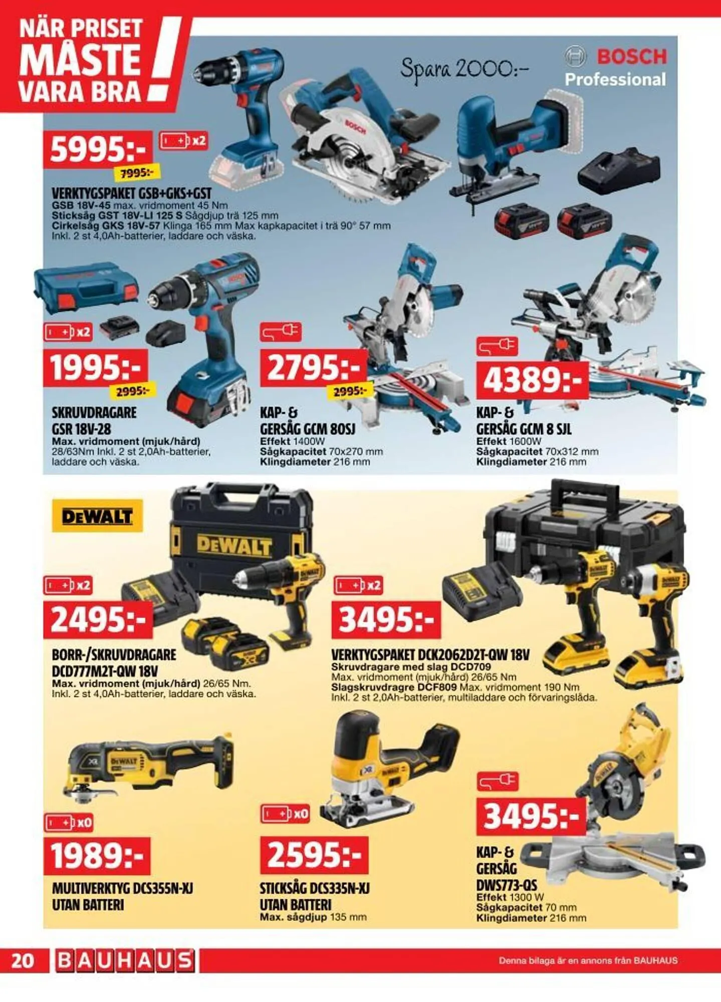 Bauhaus reklamblad från 28 april till 11 maj 2025 - Reklamblad sidor 20